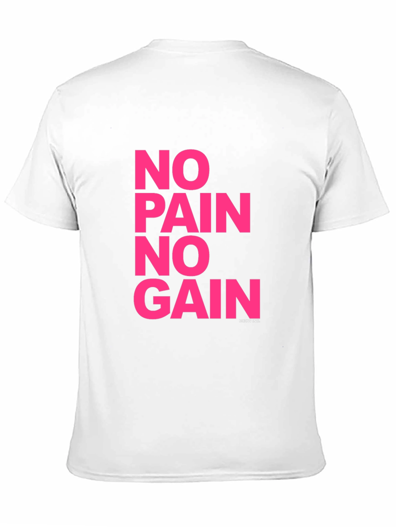 No Pain No Gain Graphic Tee - Black