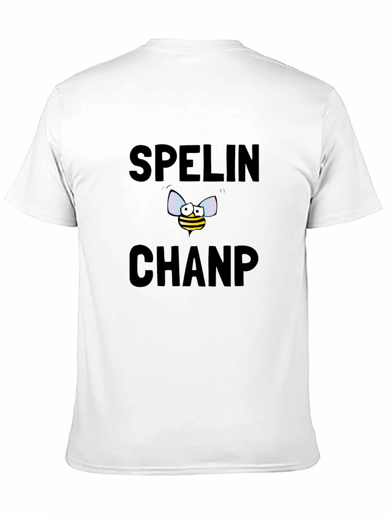 Spelling Bee Champ Graphic Tee - Black