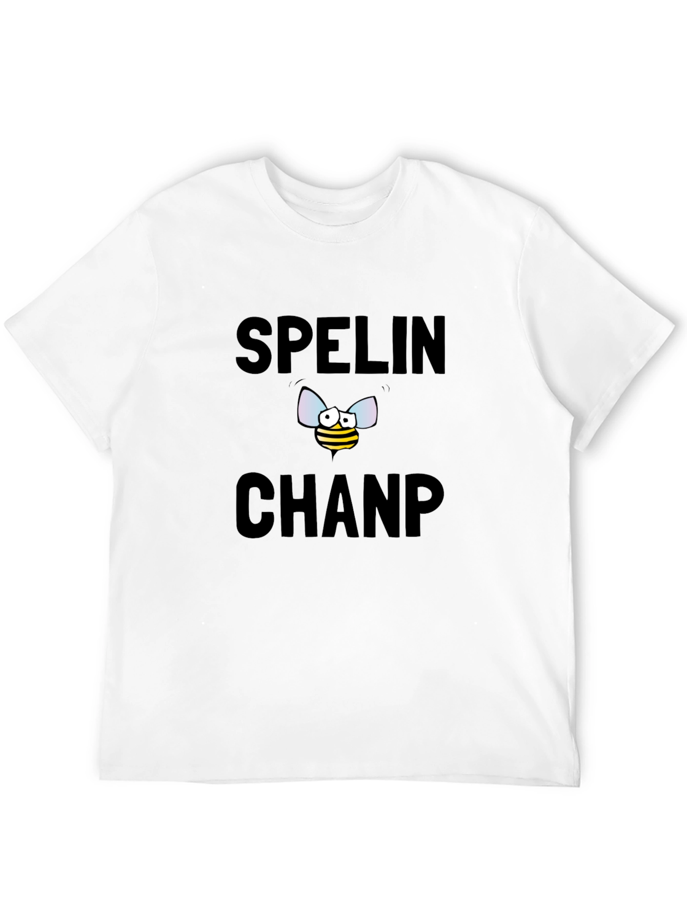 Spelling Bee Champ Graphic Tee - Black