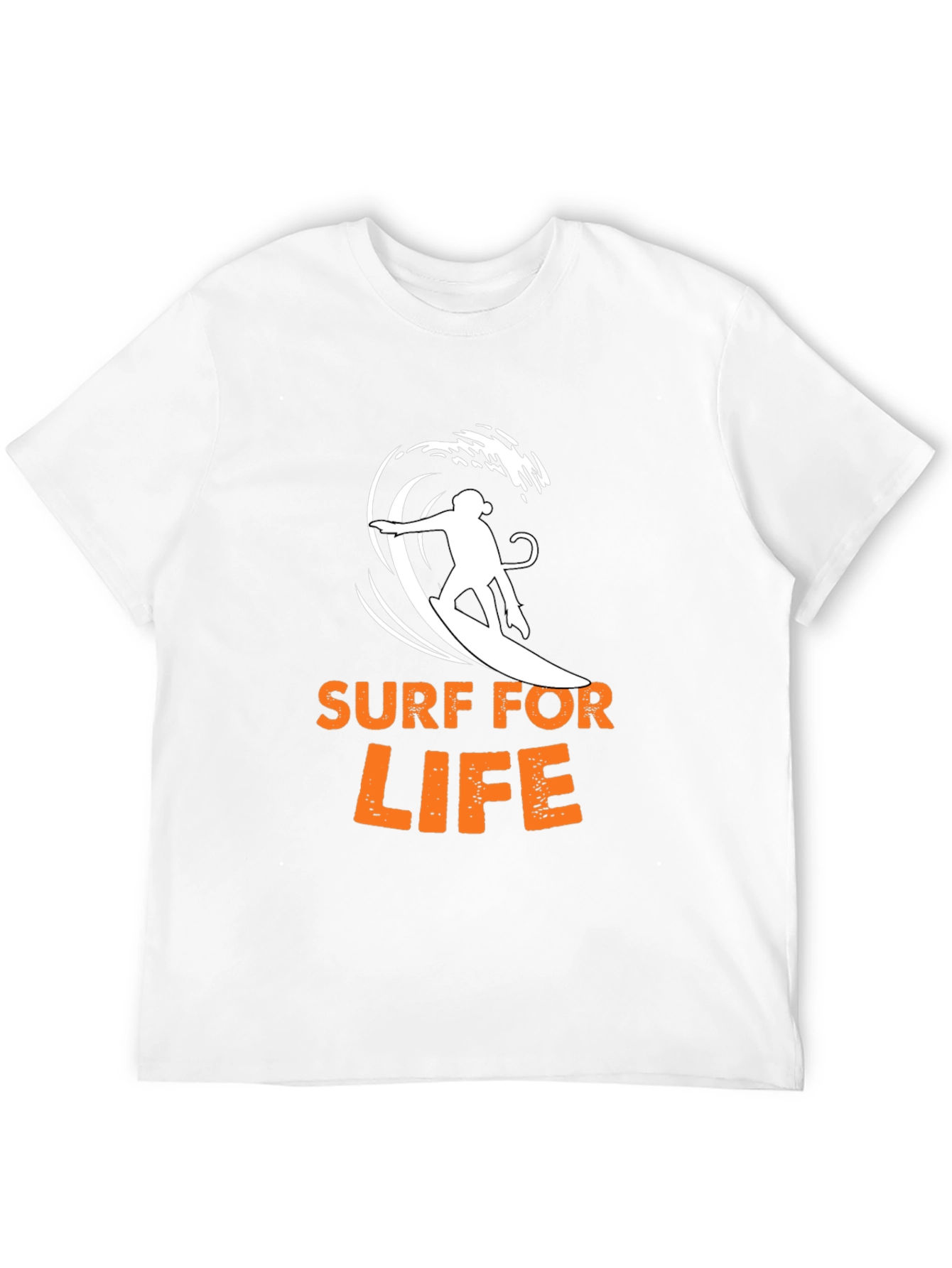 Surf For Life Graphic Tee - Black