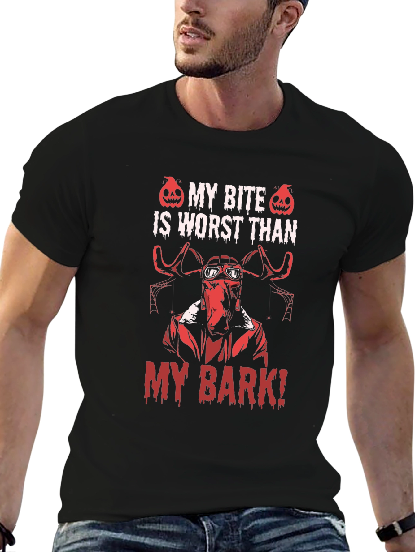 Halloween Moose Bite T-Shirt