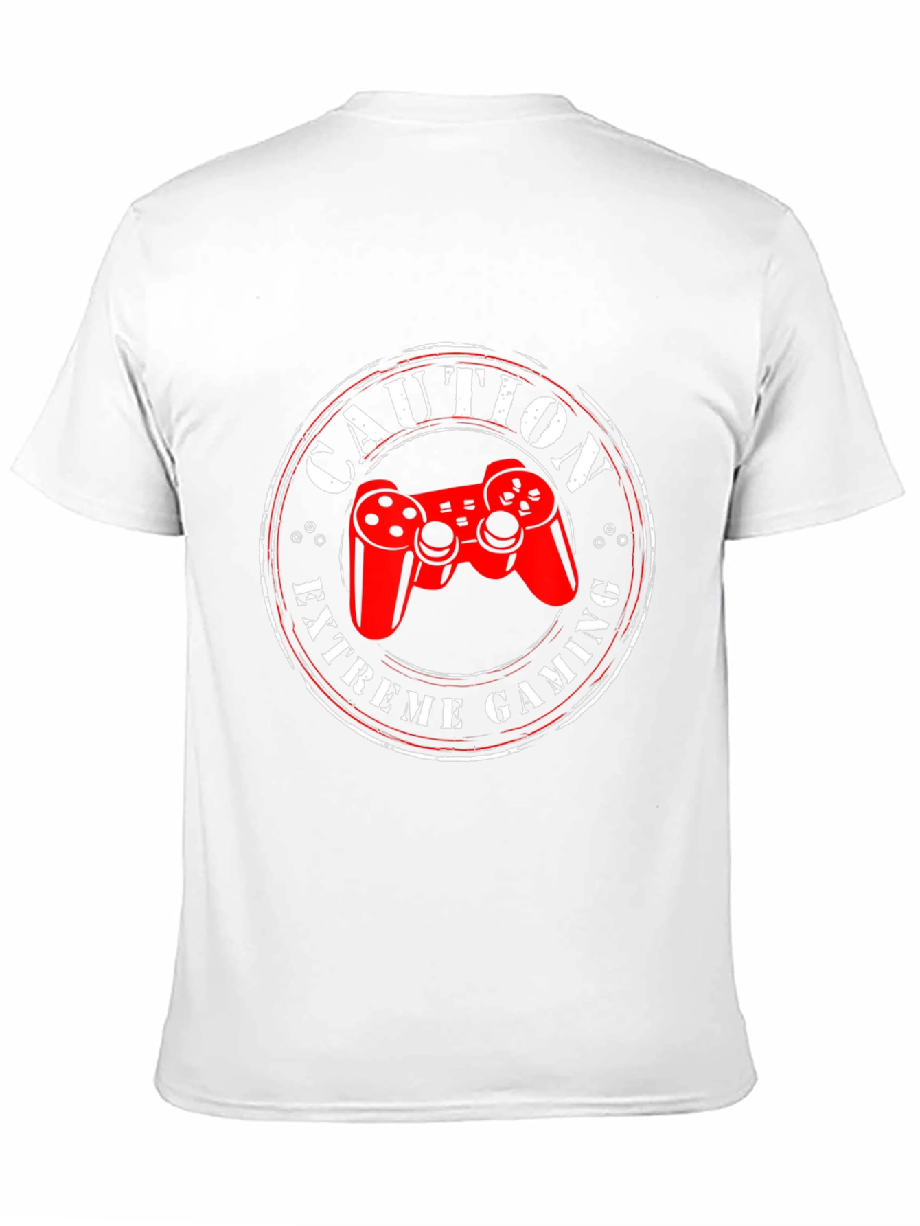 Caution Extreme Gaming T-Shirt - Gamer Style