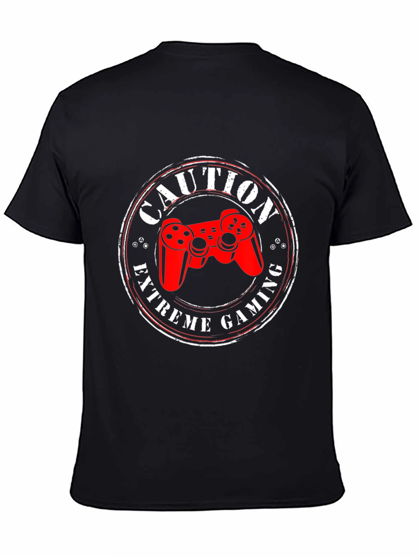 Caution Extreme Gaming T-Shirt - Gamer Style