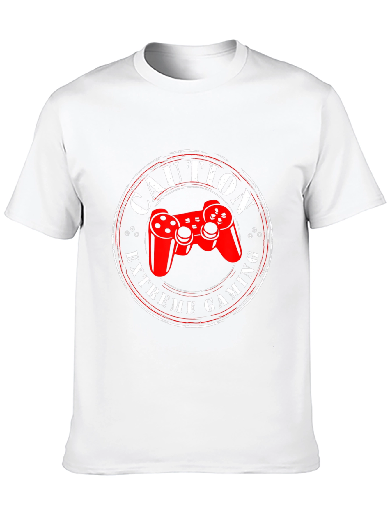 Caution Extreme Gaming T-Shirt - Gamer Style