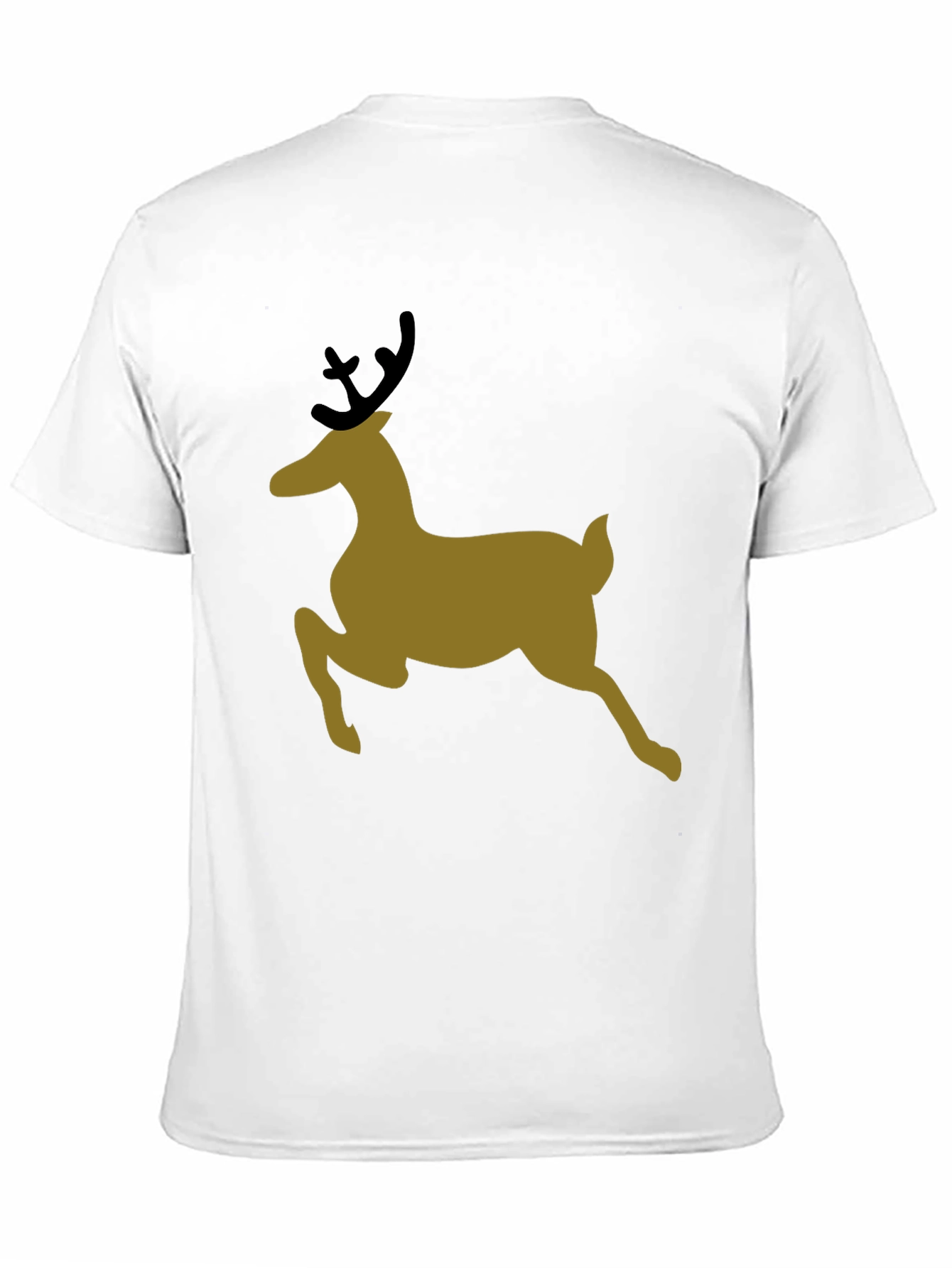 Holiday Deer Graphic Tee - Black T-Shirt