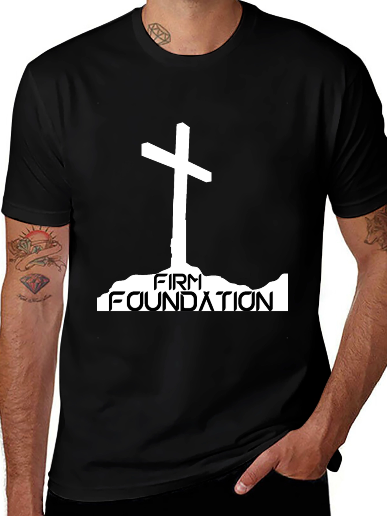 Firm Foundation Christian T-Shirt