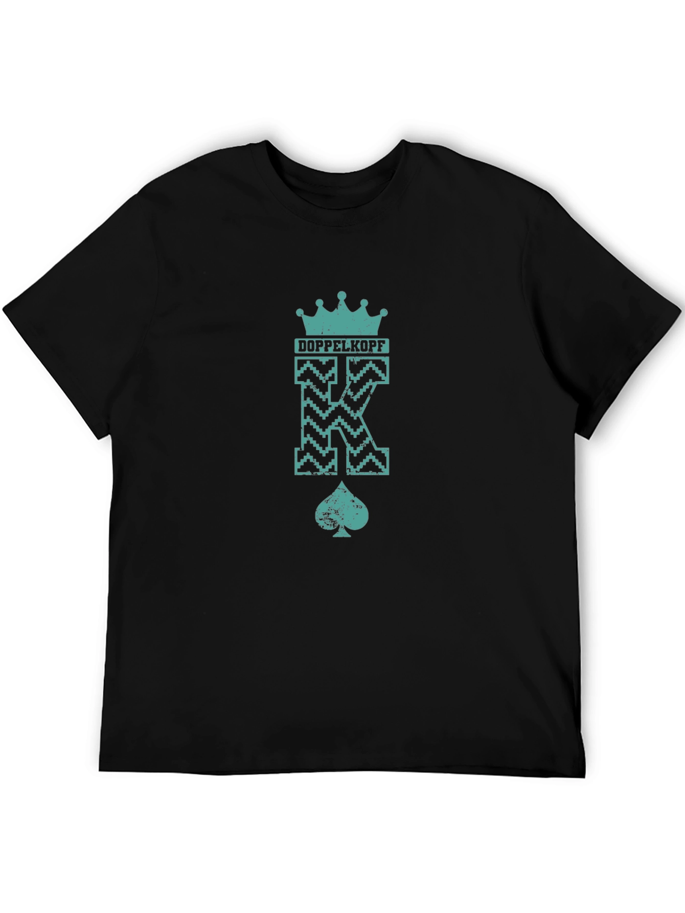 Doppelkopf Card Game K Spade Graphic Tee