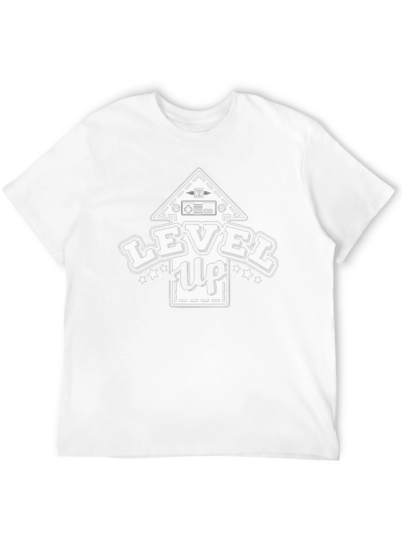 Level Up Gamer T-Shirt - Black Cotton Tee