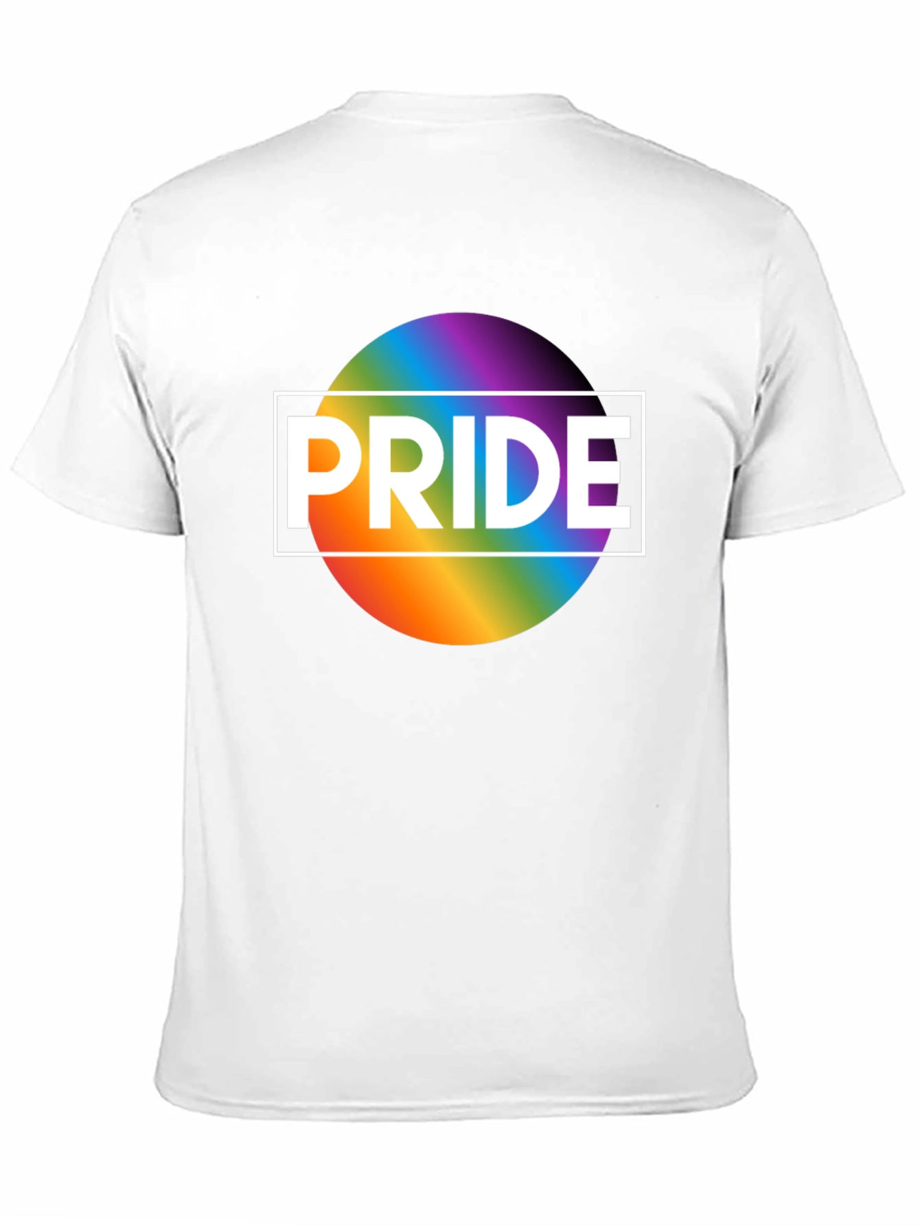 Pride Rainbow Graphic T-Shirt - Black