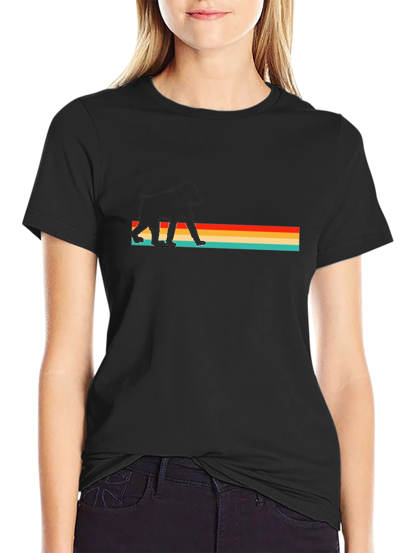 Retro Baboon Silhouette Tee