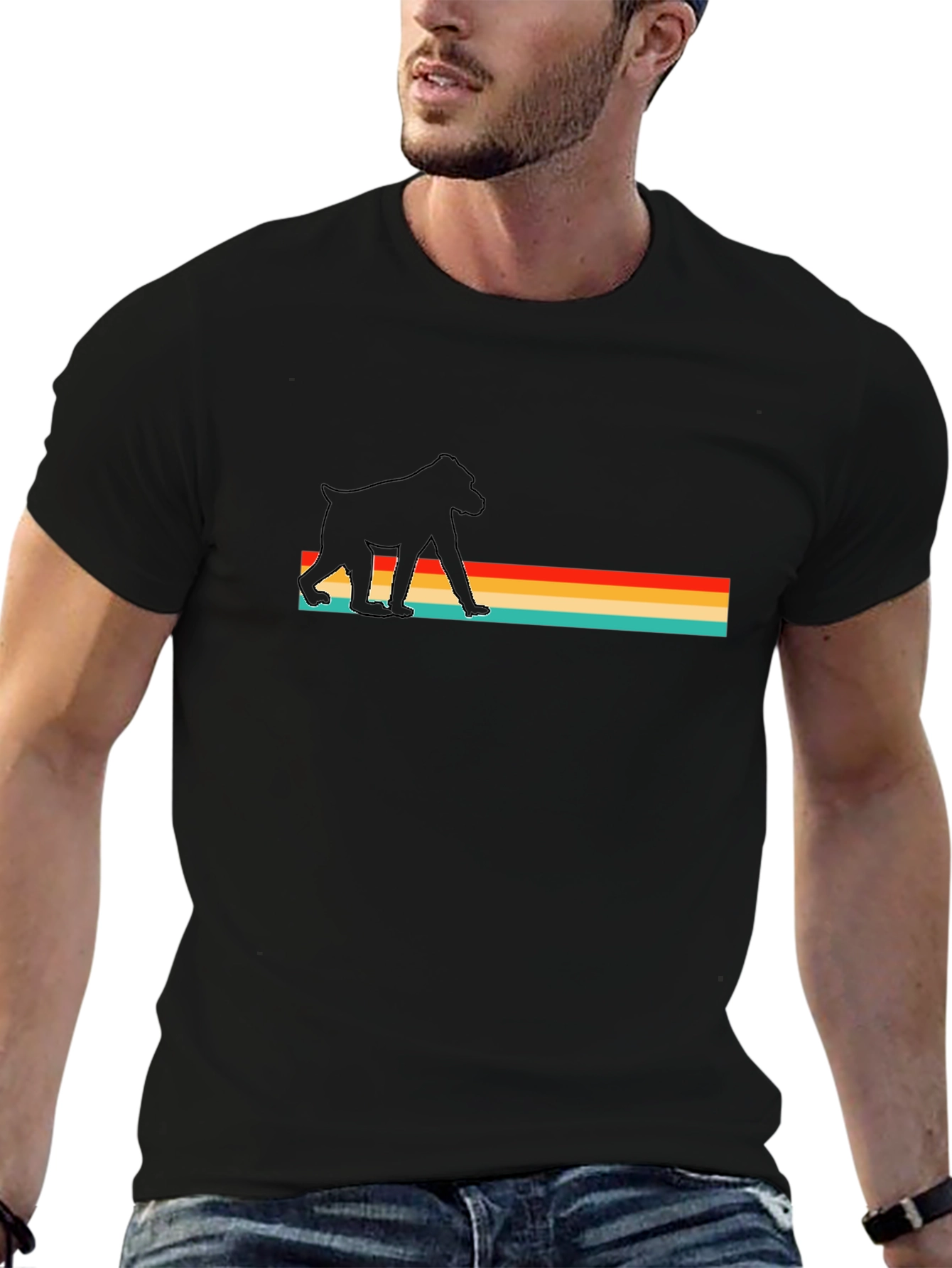 Retro Baboon Silhouette Tee