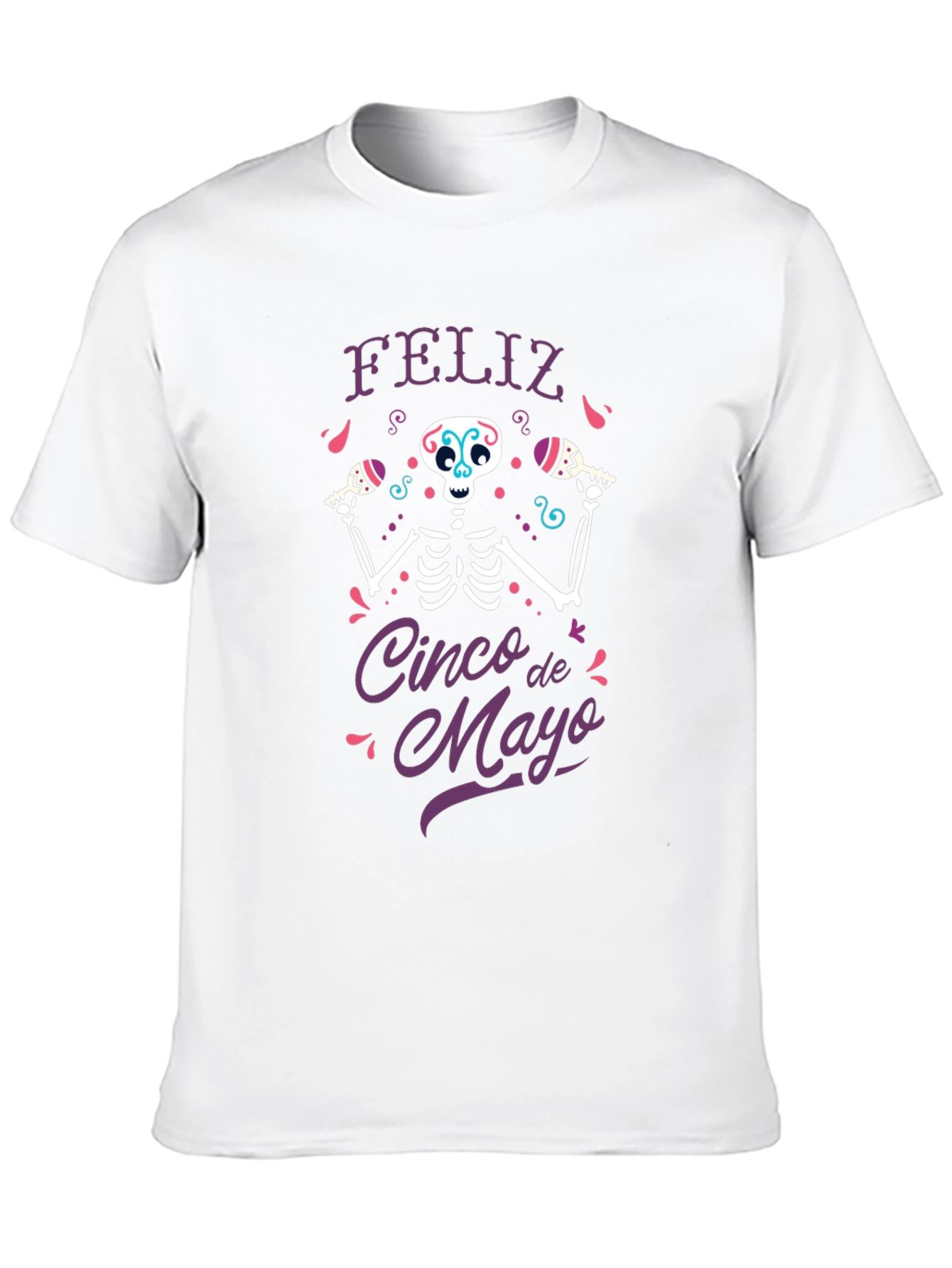 Cinco De Mayo Feliz Skeleton T-Shirt