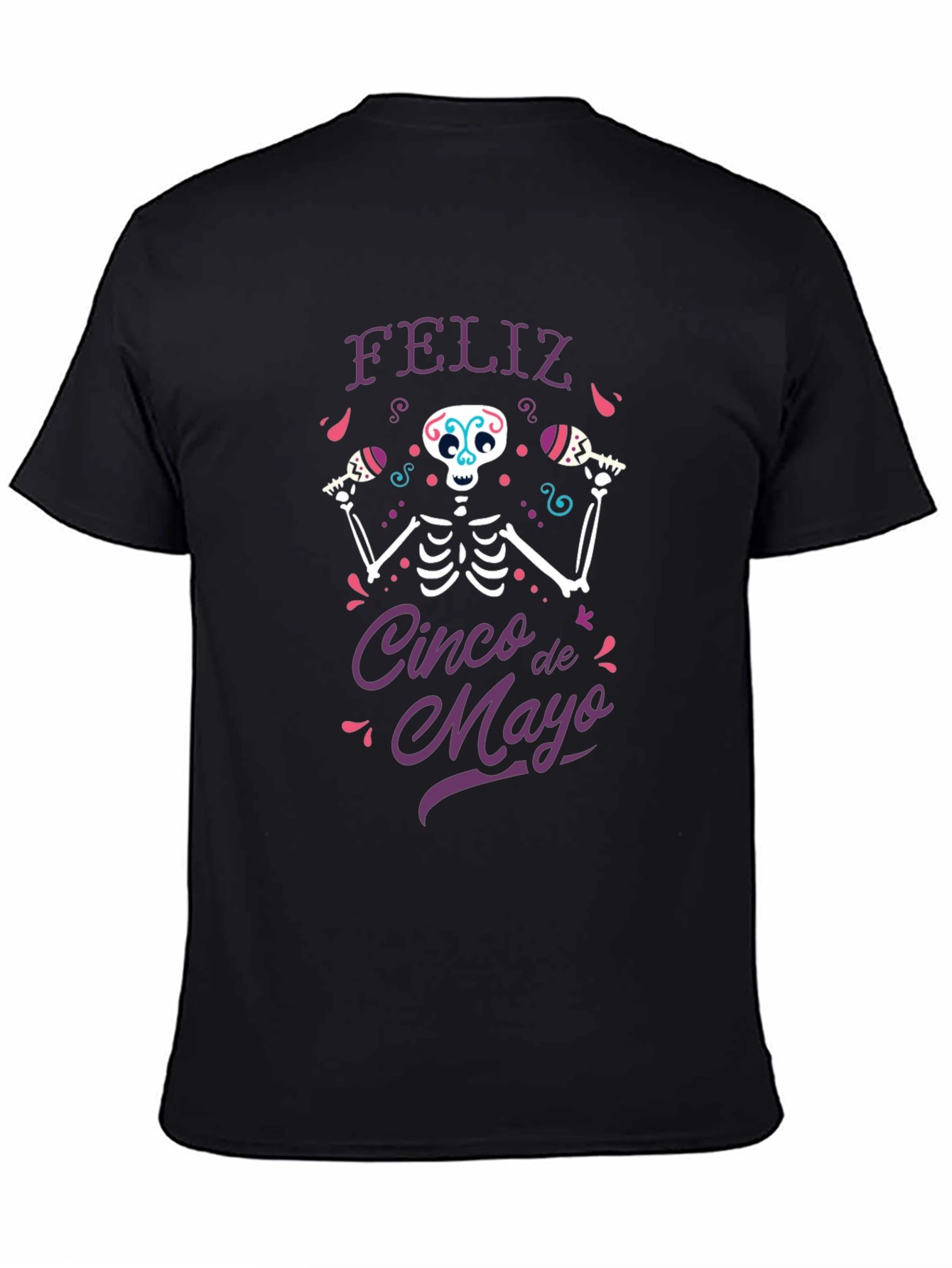 Cinco De Mayo Feliz Skeleton T-Shirt