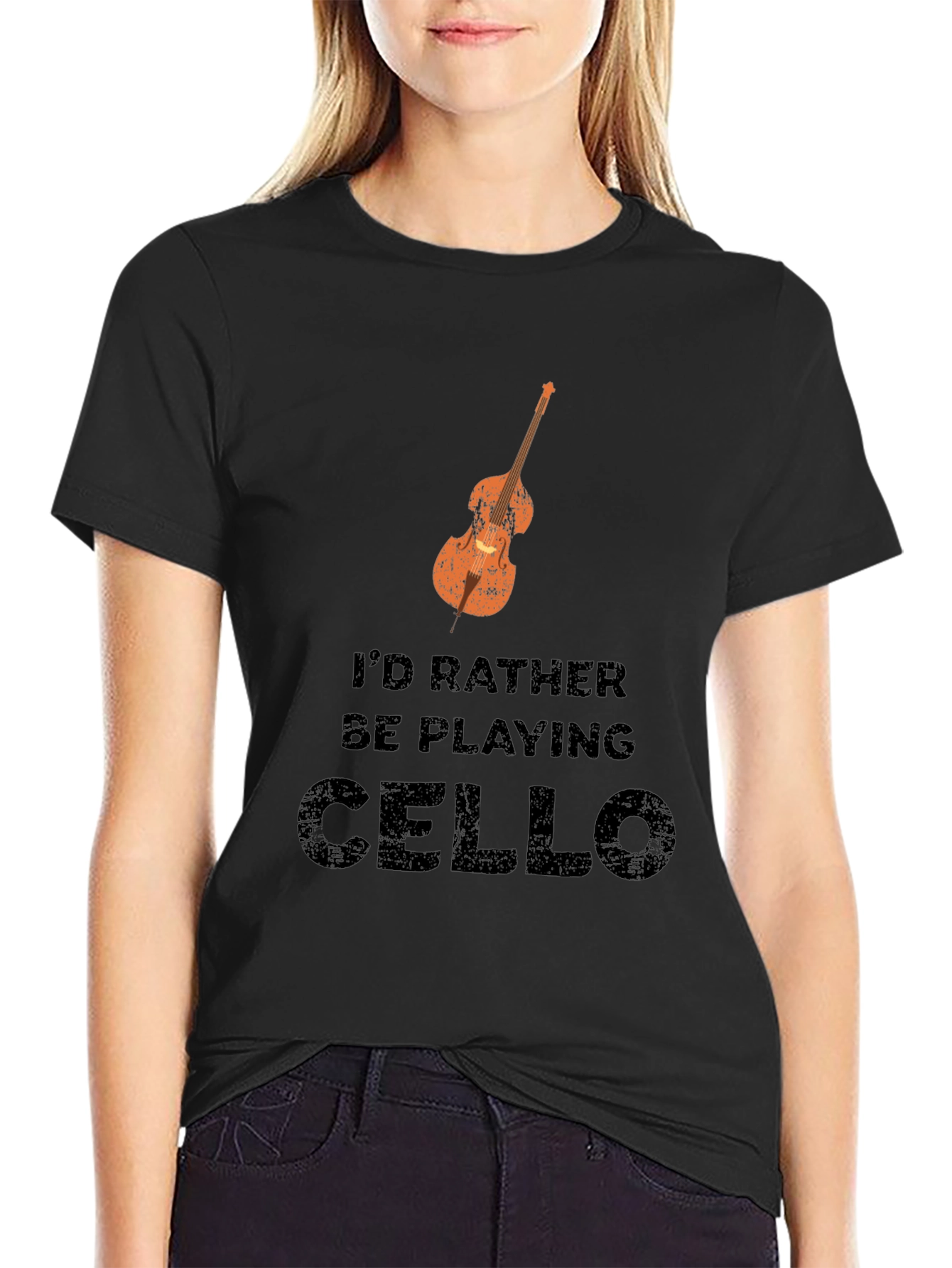 Cello Lovers Black T-Shirt