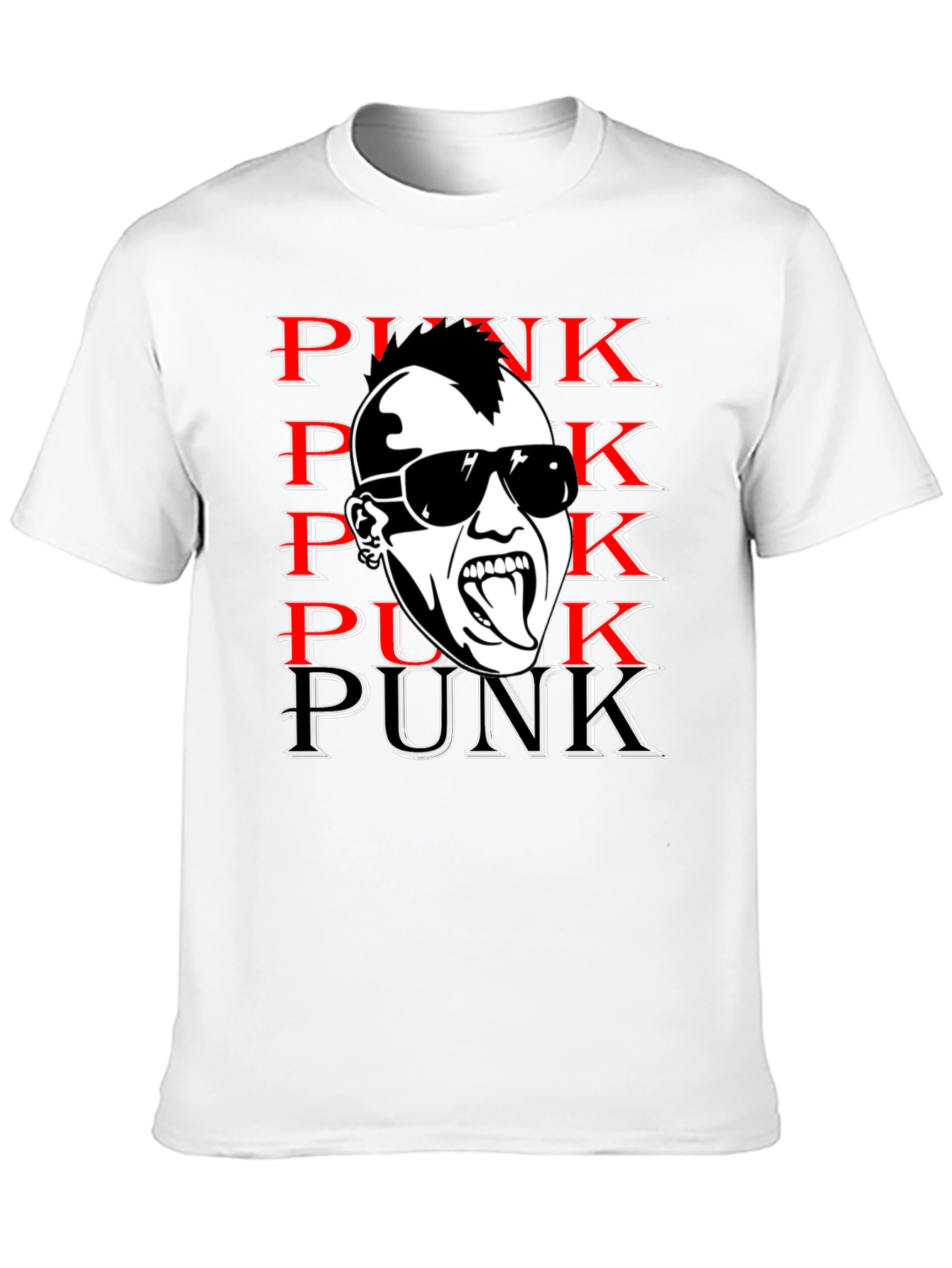 Punk Graphic Print Tee - Bold & Edgy