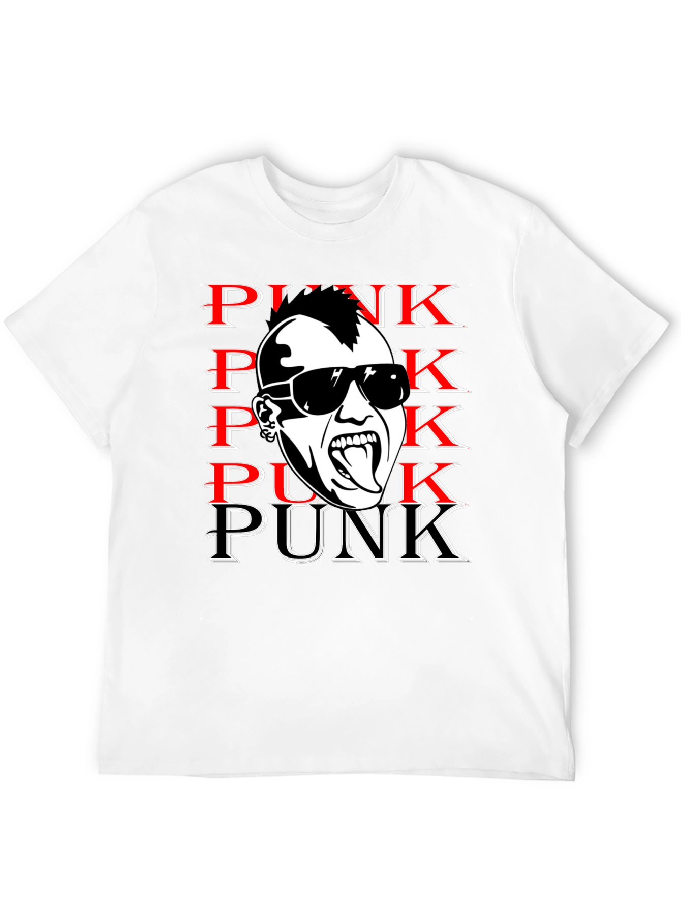 Punk Graphic Print Tee - Bold & Edgy