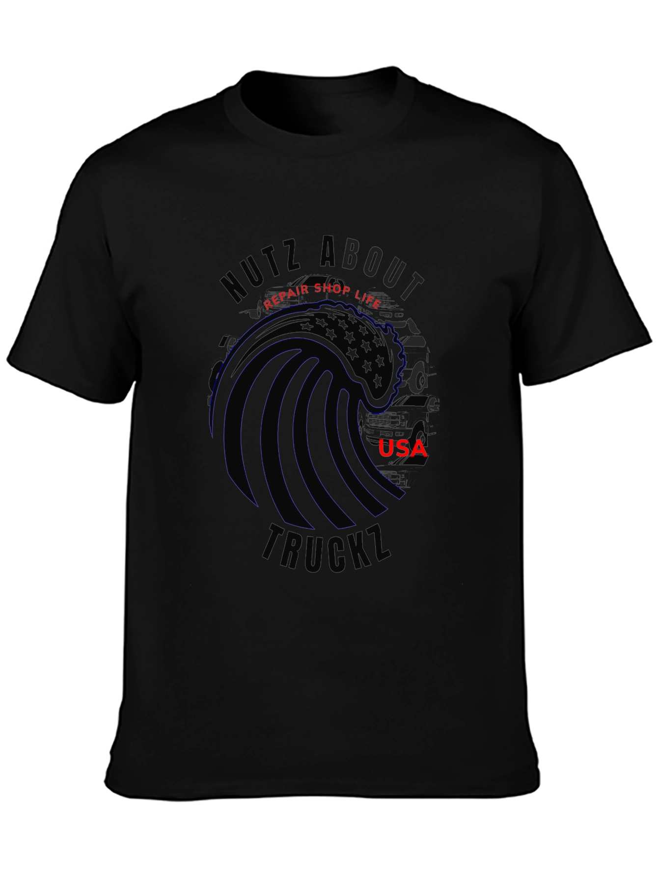Nutz About Truckz USA T-Shirt
