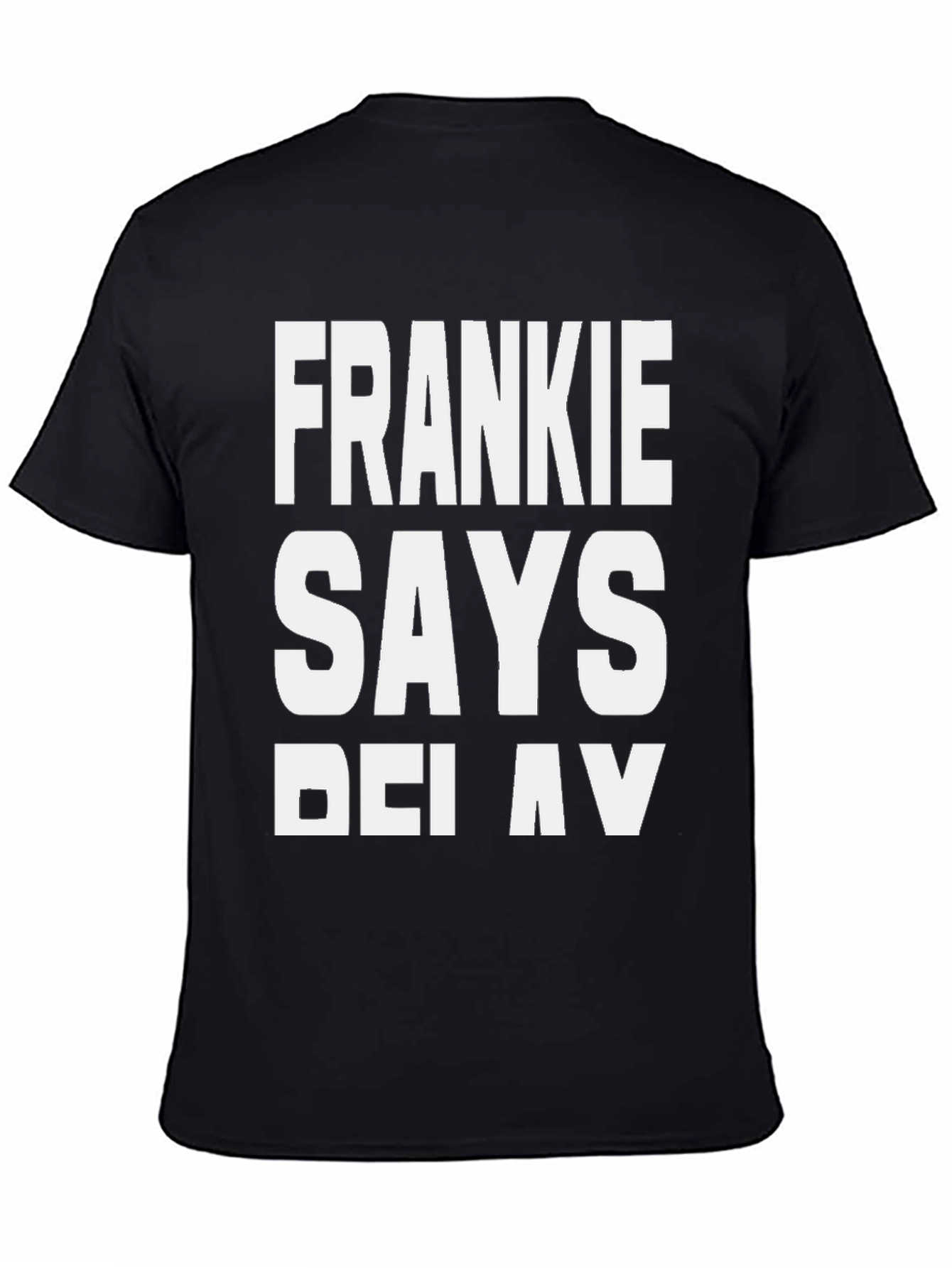 Frankie Says Relax Black T-Shirt - Classic Retro Style