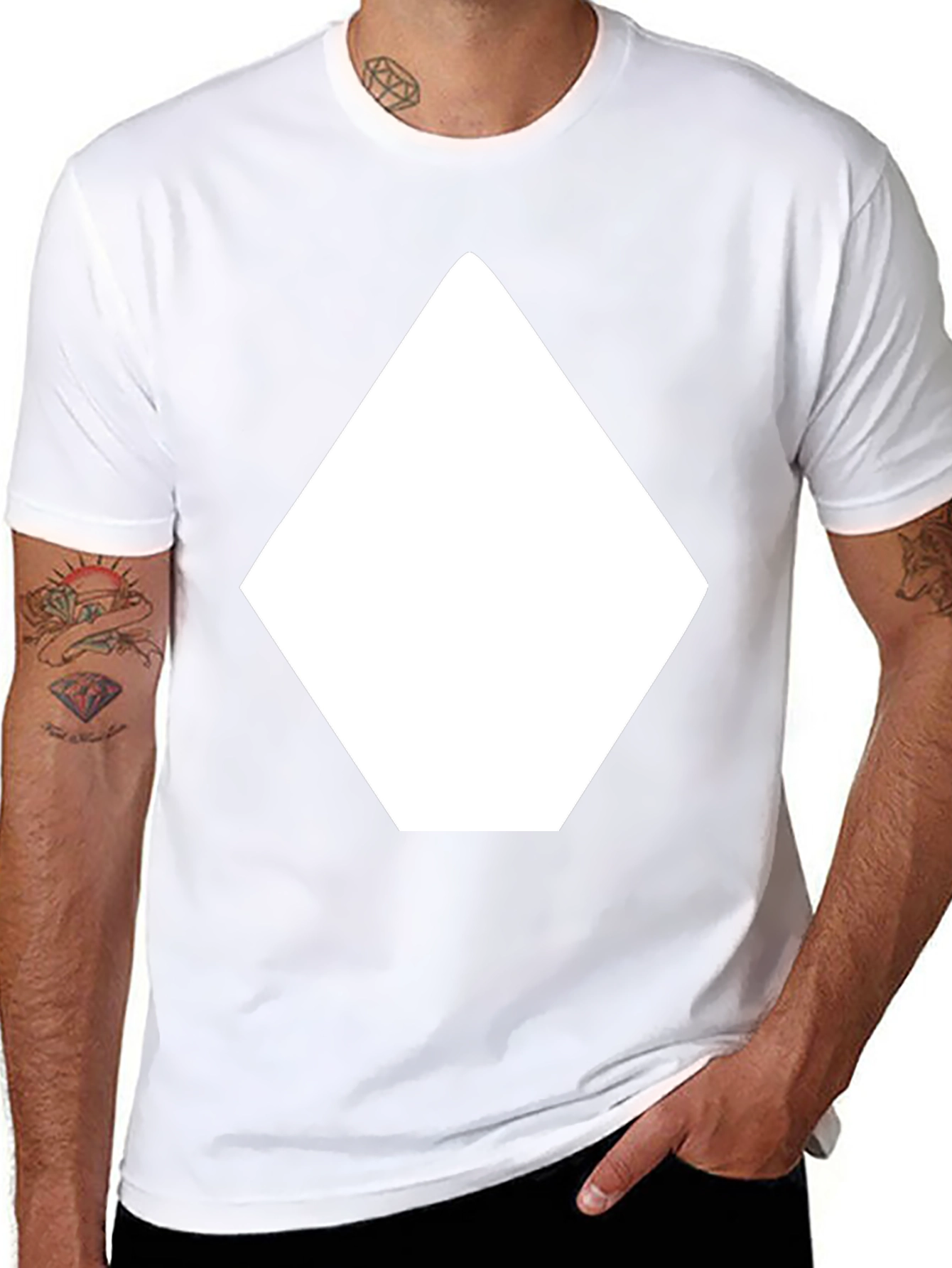 Geometric Graphic Tee - Bold Minimalist Design