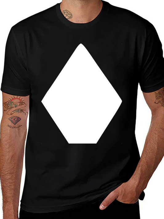 Geometric Graphic Tee - Bold Minimalist Design