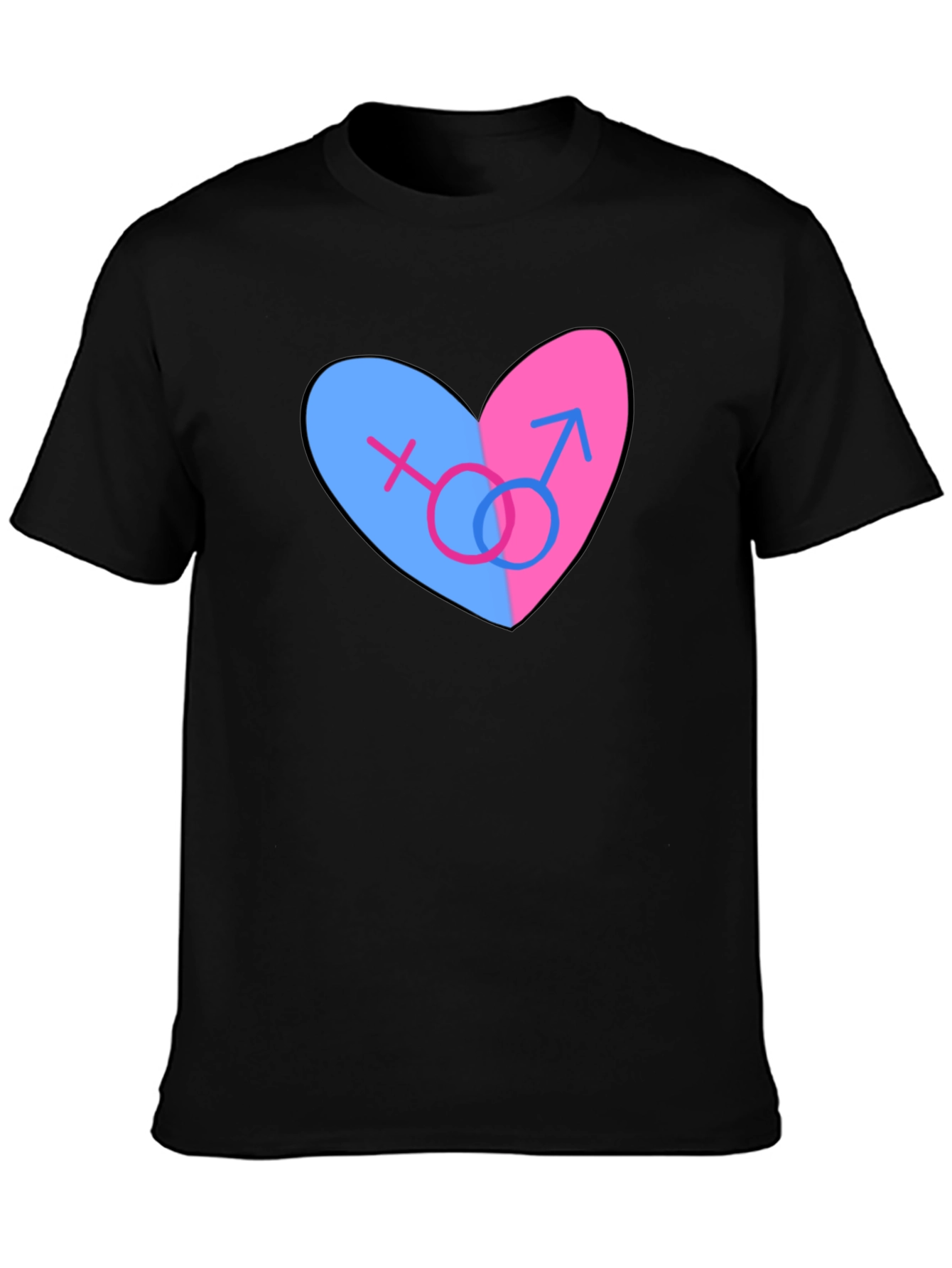 Bisexual Pride Heart T-Shirt