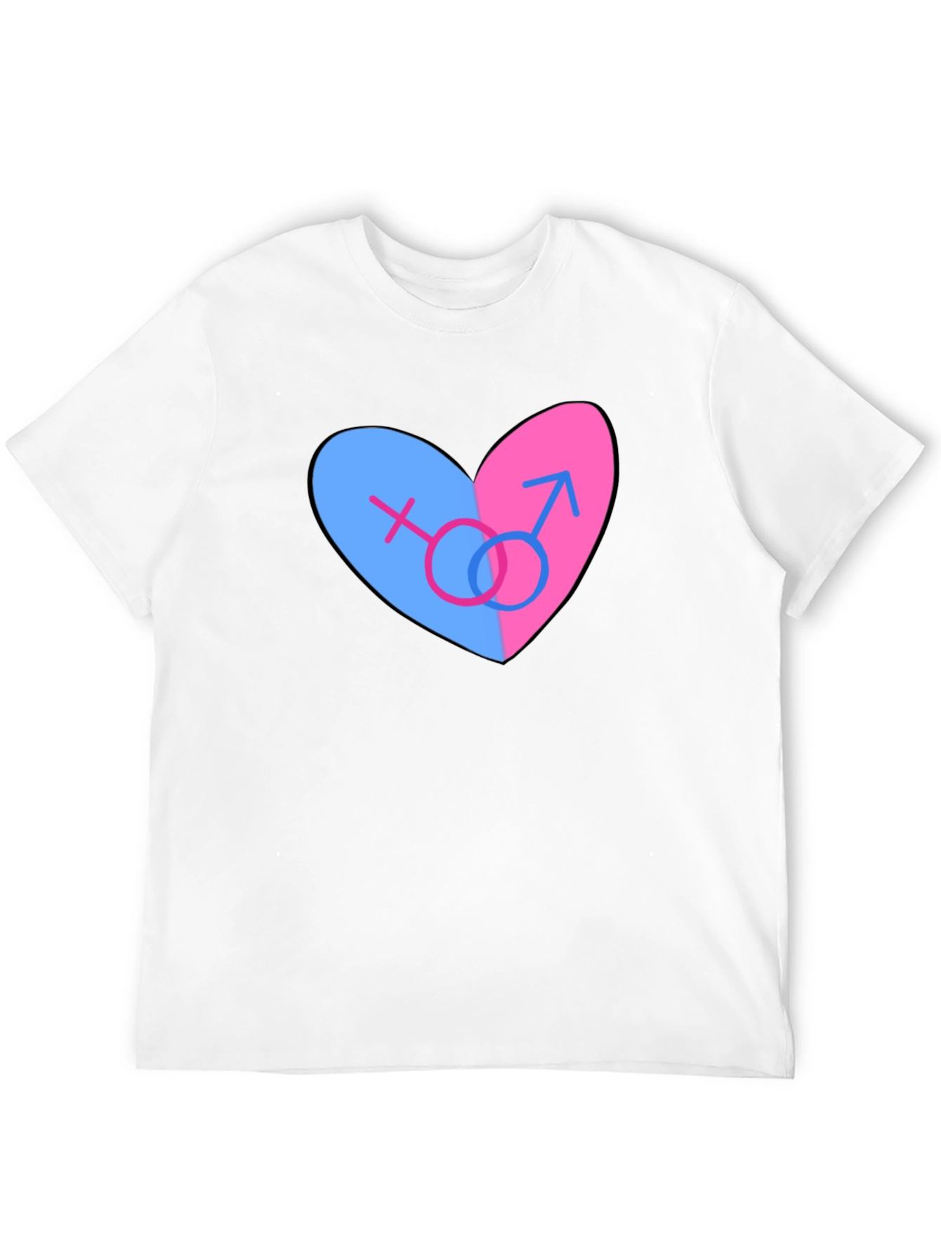 Bisexual Pride Heart T-Shirt