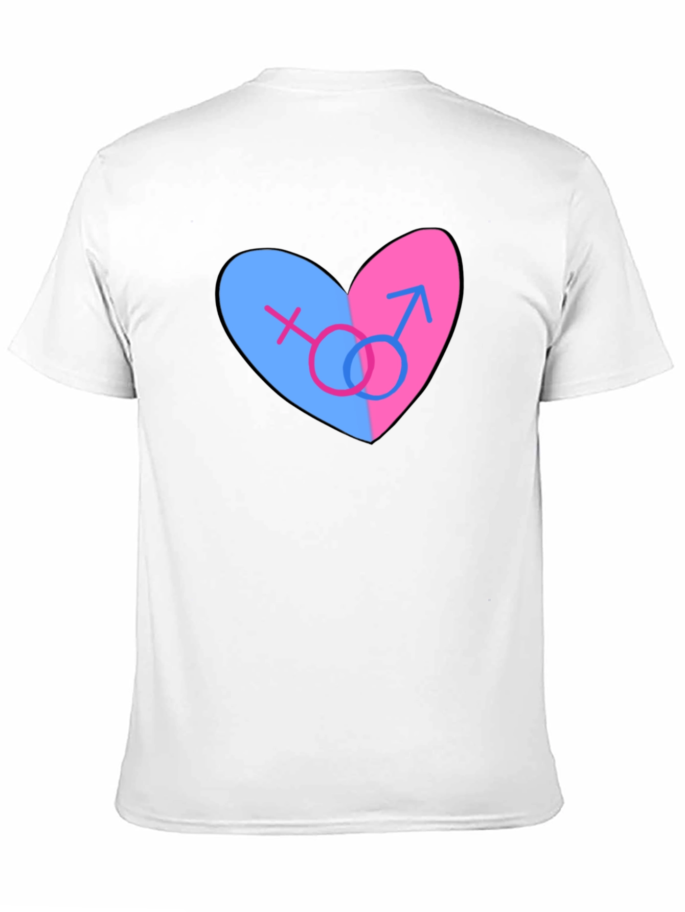 Bisexual Pride Heart T-Shirt