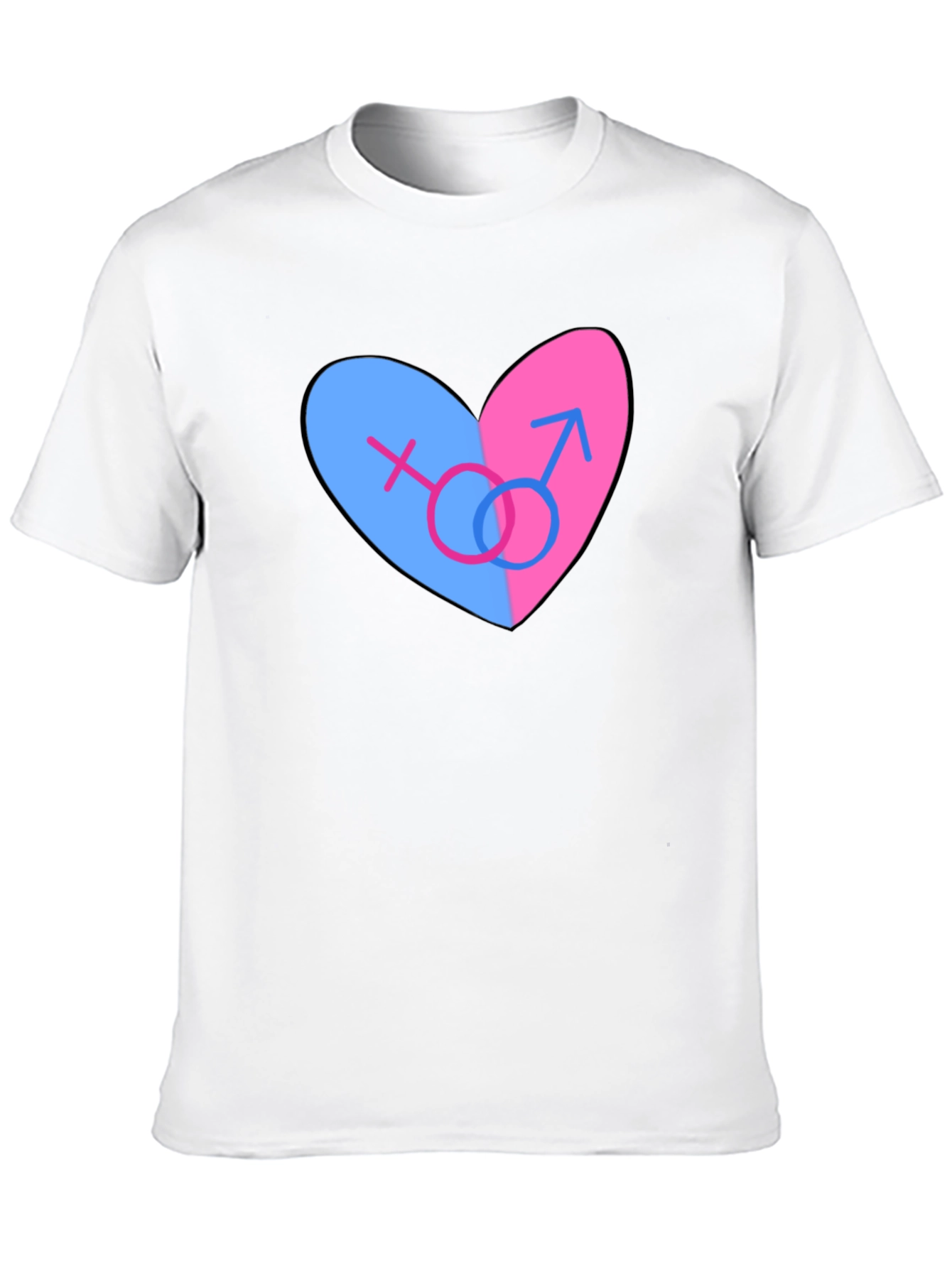 Bisexual Pride Heart T-Shirt
