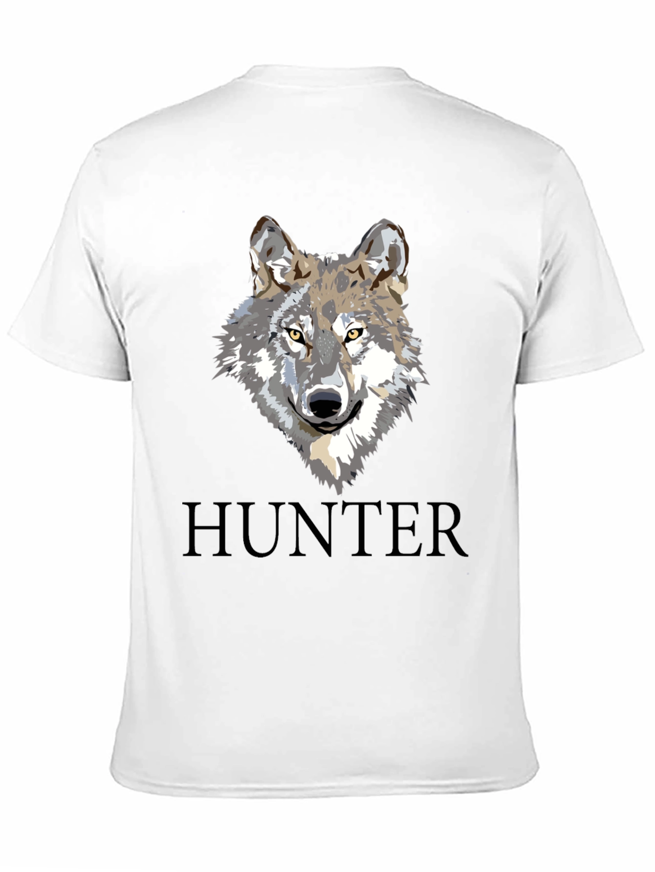 Hunter Wolf Graphic Tee - Mens Black T-Shirt