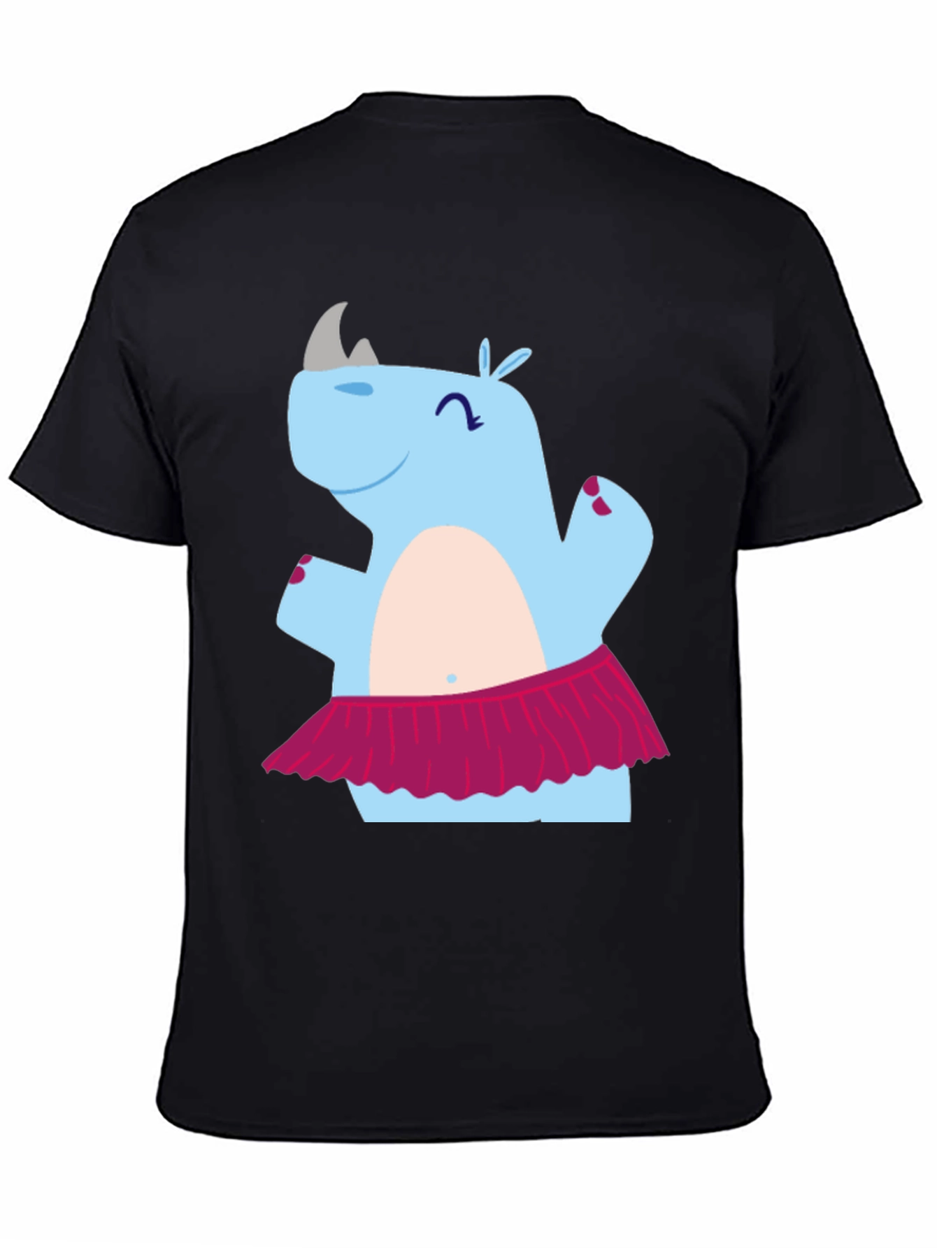 Dancing Rhino T-Shirt - Cute Cartoon Tee