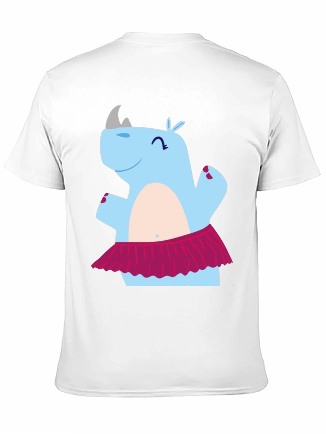 Dancing Rhino T-Shirt - Cute Cartoon Tee