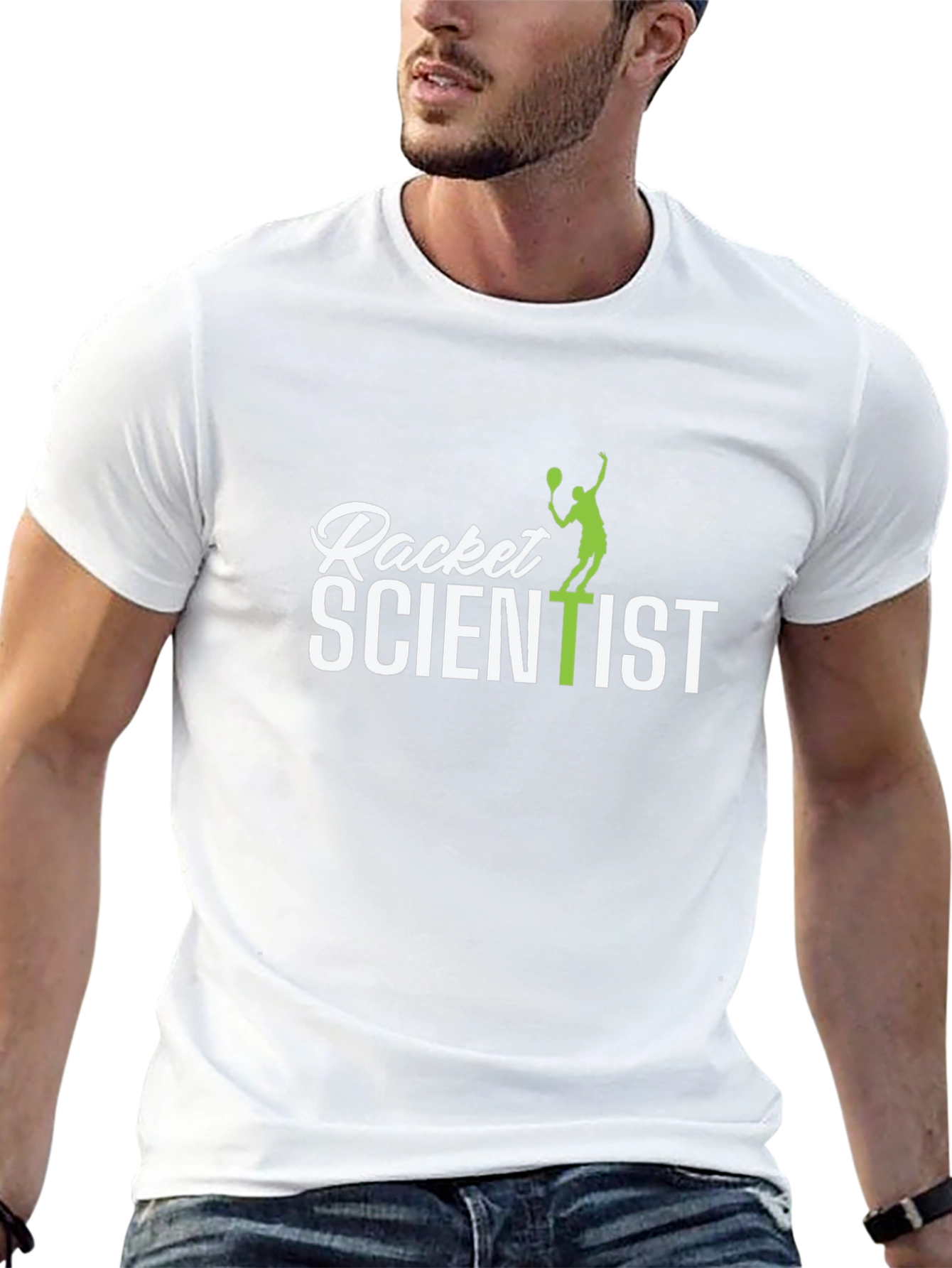 Racket Scientist Graphic T-Shirt