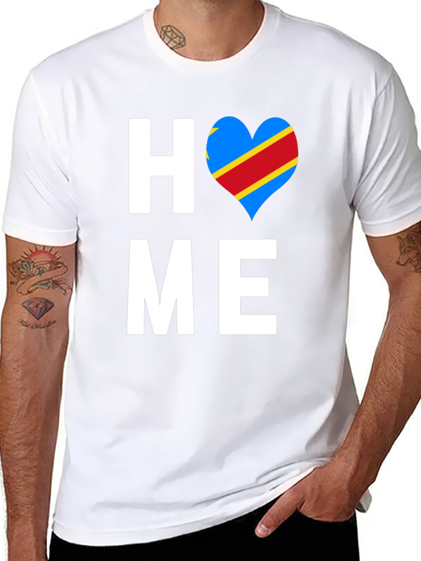 Home DRC Heart Flag T-Shirt