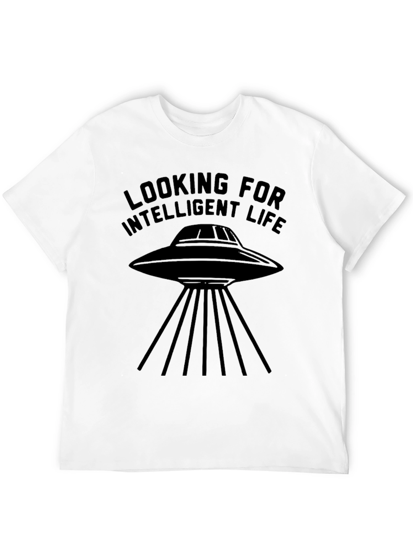 Looking For Intelligent Life UFO Graphic T-Shirt
