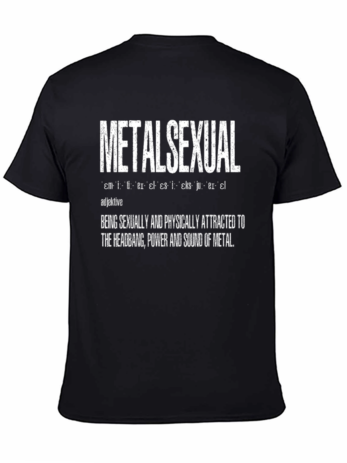 Metalsexual Definition T-Shirt - Headbanger Apparel