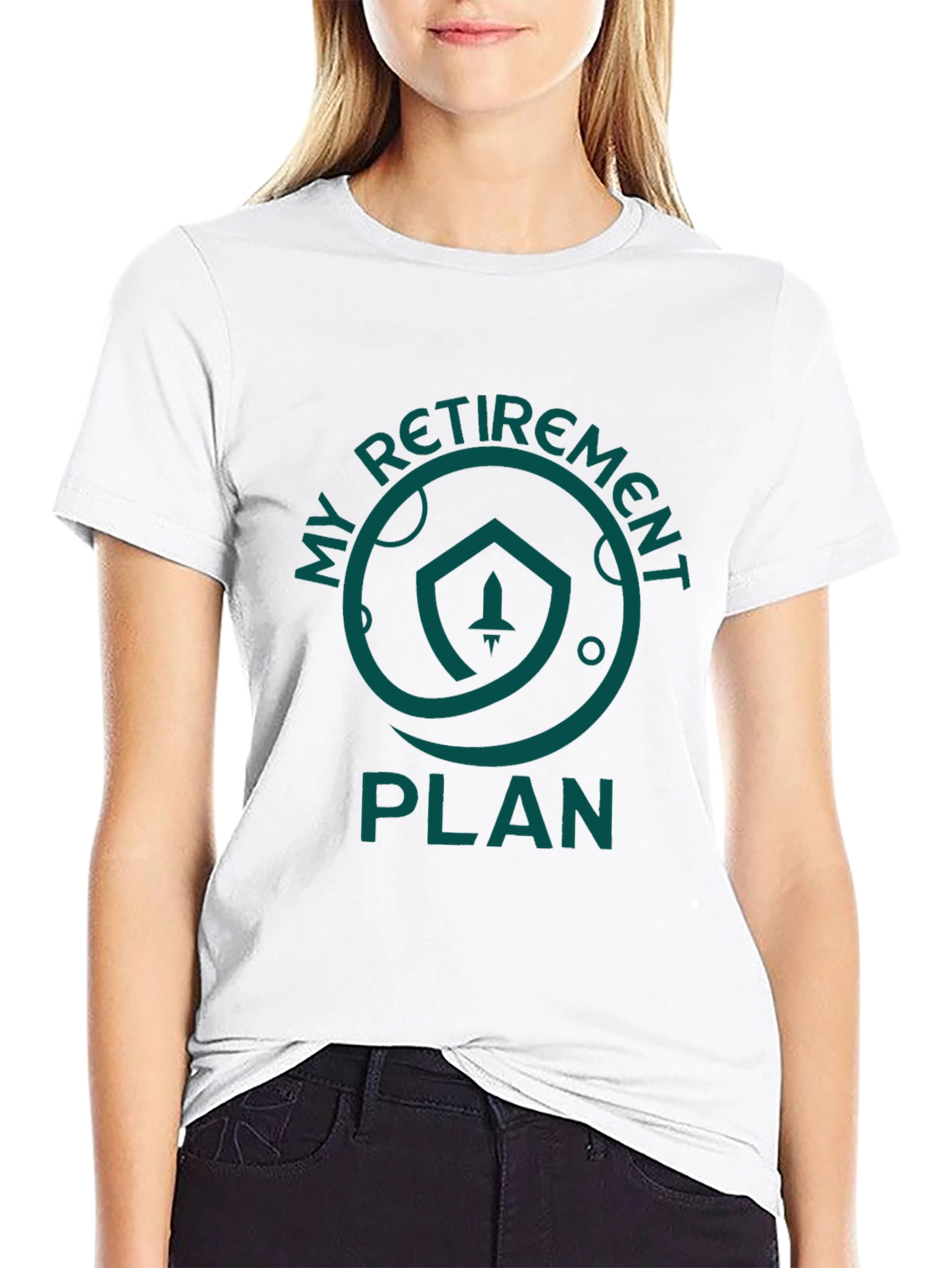 My Retirement Plan T-Shirt - Space Rocket Graphic Tee