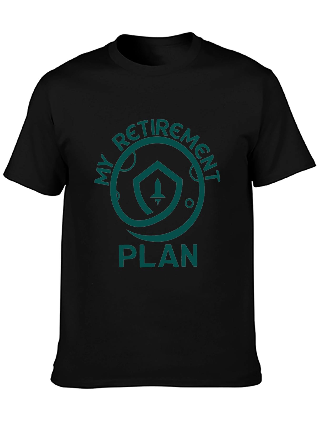 My Retirement Plan T-Shirt - Space Rocket Graphic Tee