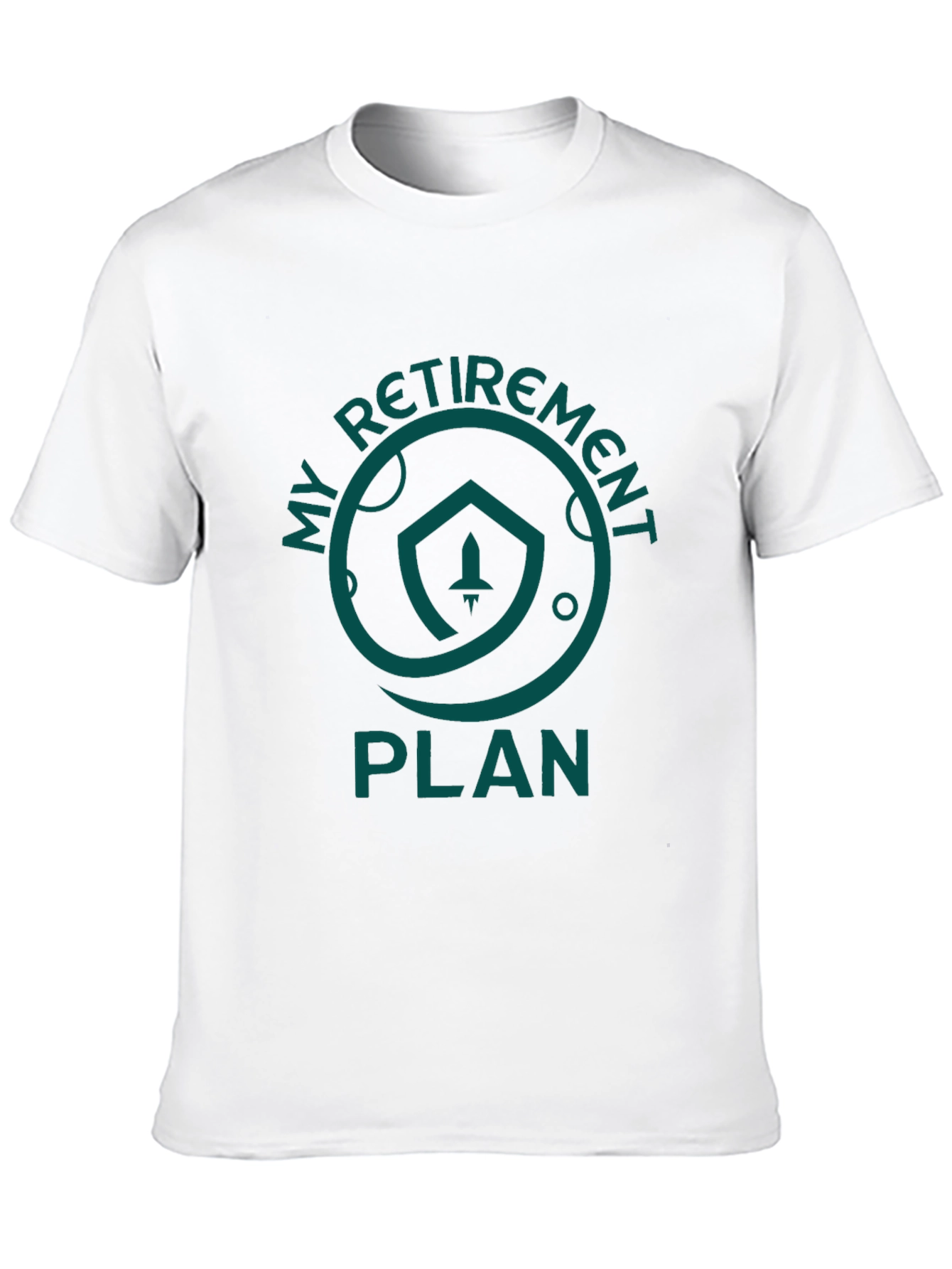 My Retirement Plan T-Shirt - Space Rocket Graphic Tee