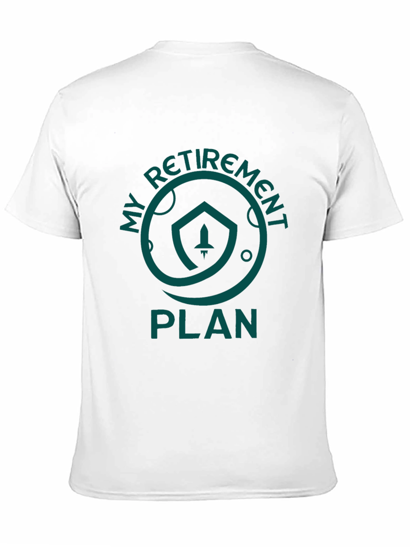 My Retirement Plan T-Shirt - Space Rocket Graphic Tee
