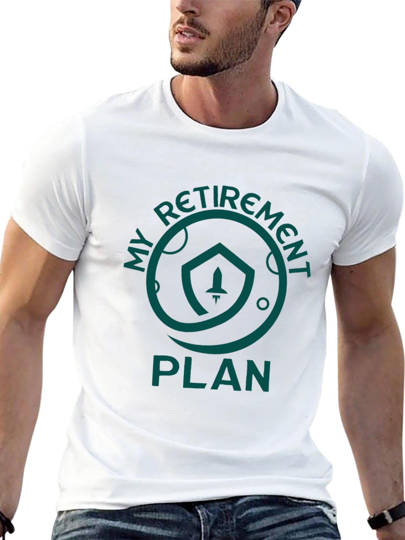 My Retirement Plan T-Shirt - Space Rocket Graphic Tee