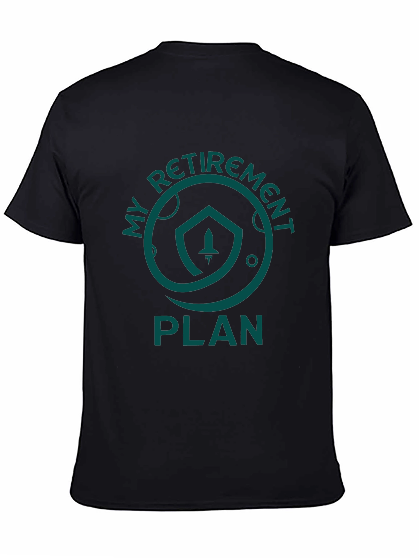 My Retirement Plan T-Shirt - Space Rocket Graphic Tee