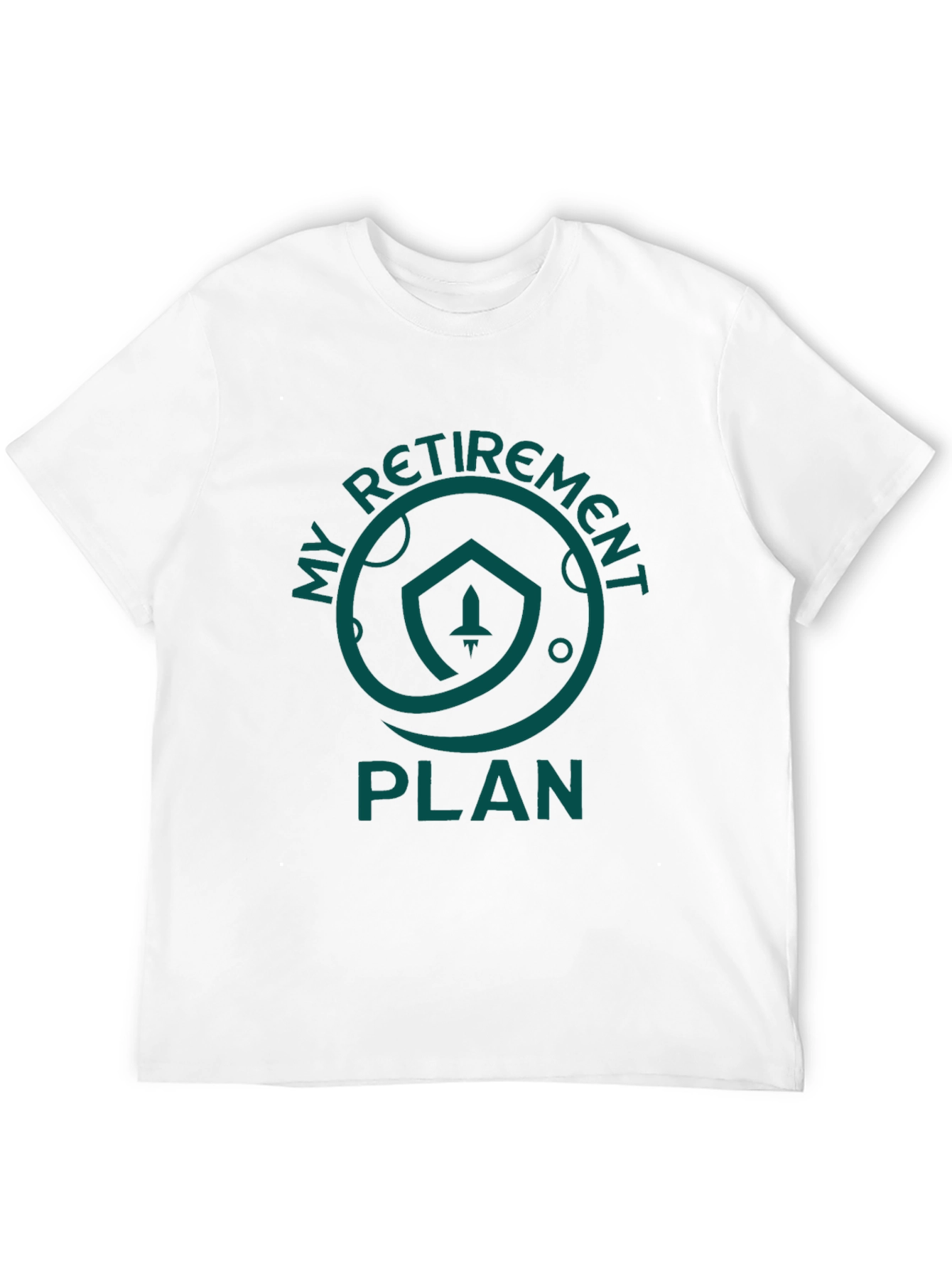 My Retirement Plan T-Shirt - Space Rocket Graphic Tee
