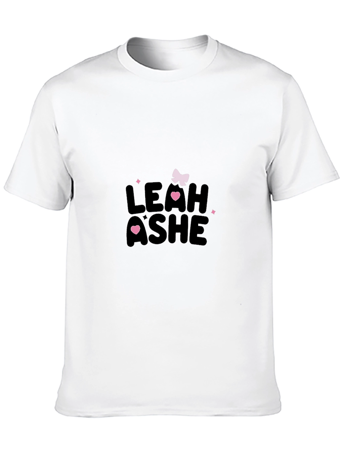 Mens Black Leah Ashe Graphic T-Shirt