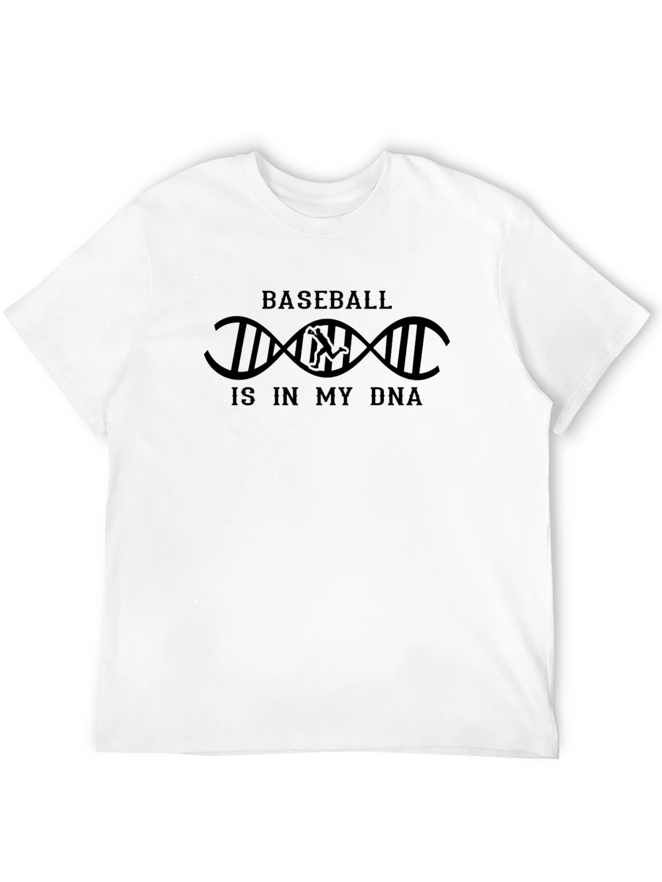 Baseball DNA Graphic Tee - Stylish & Unique T-Shirt