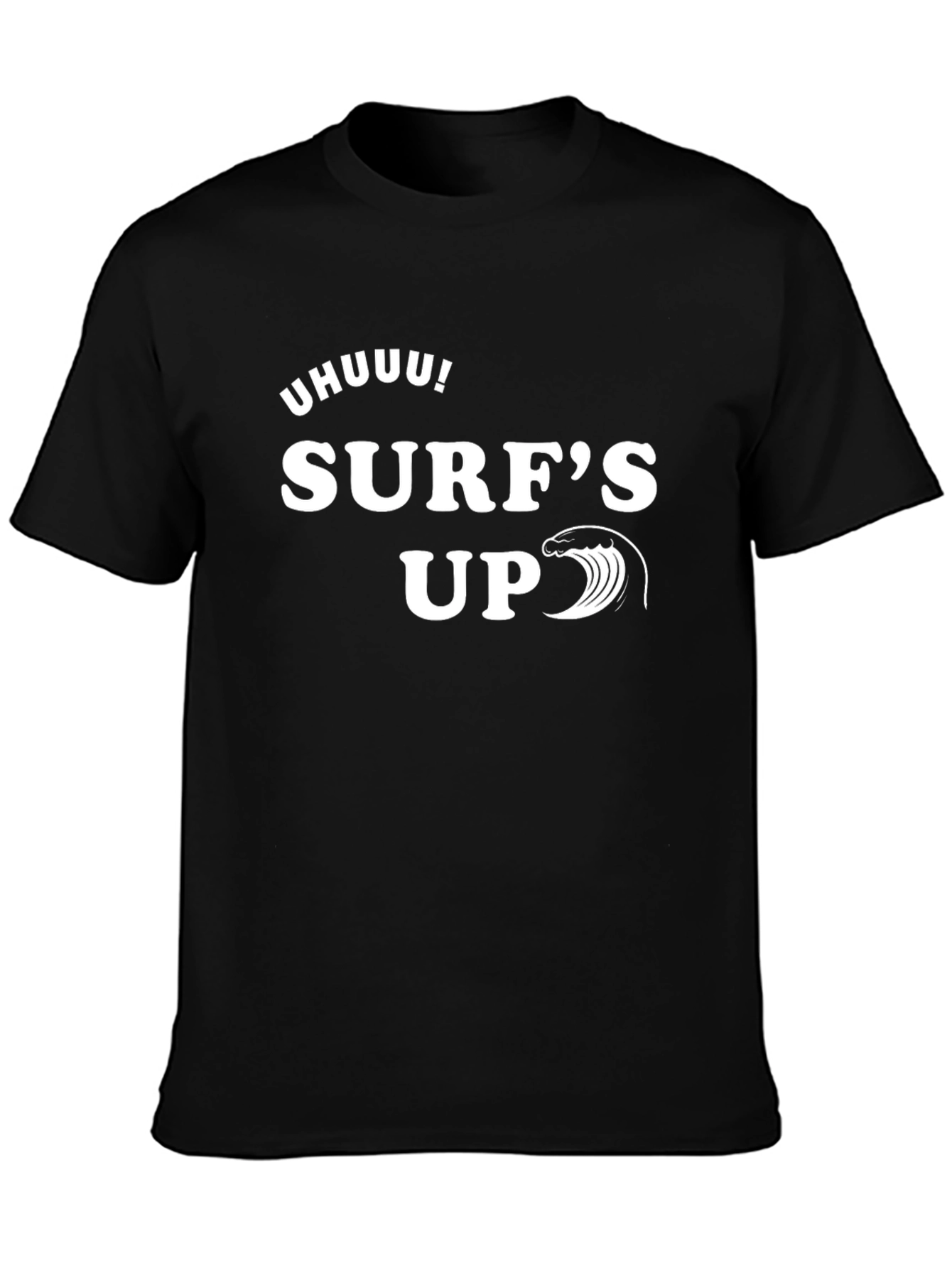 Surfs Up Black Graphic Tee