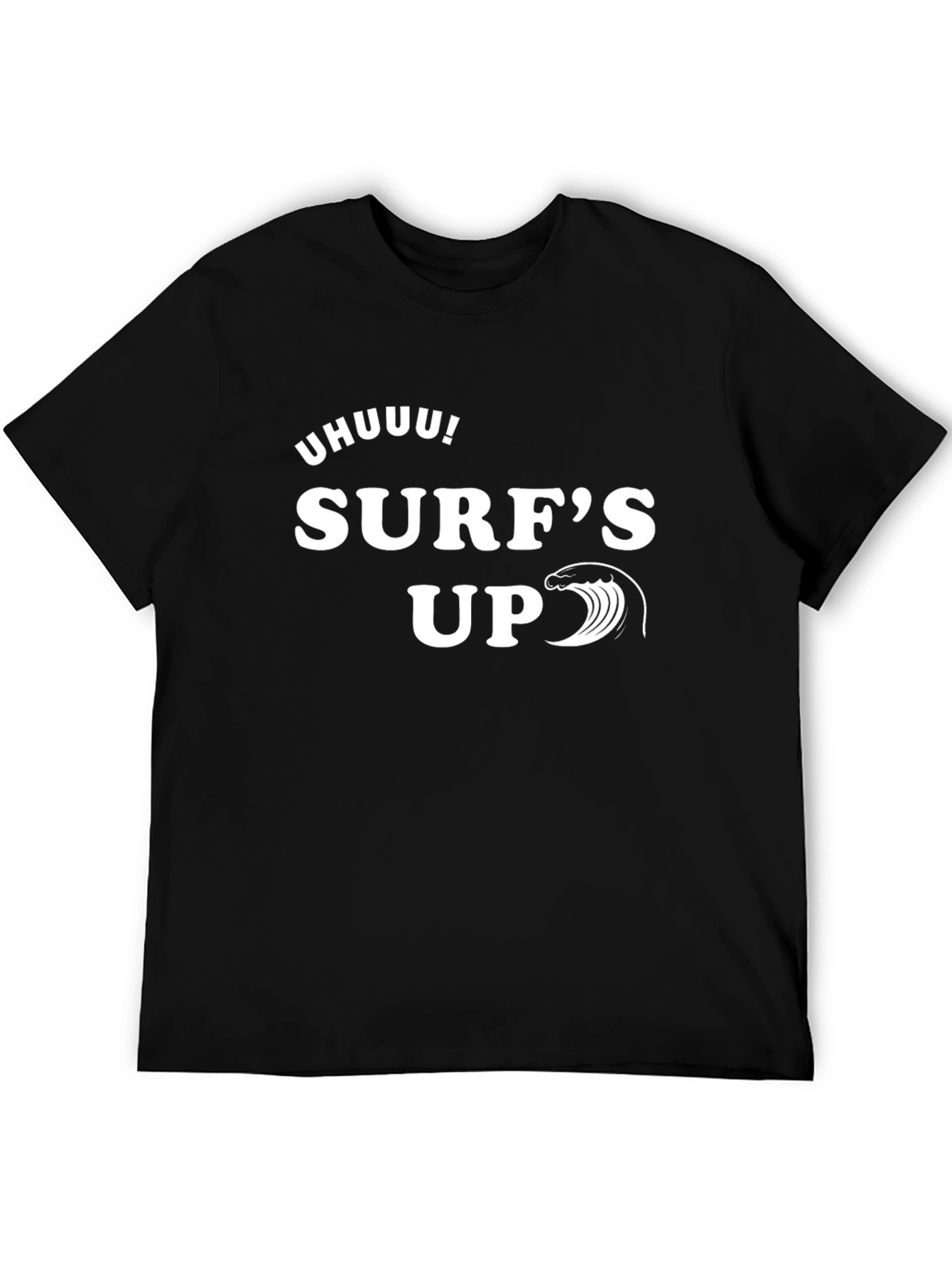 Surfs Up Black Graphic Tee