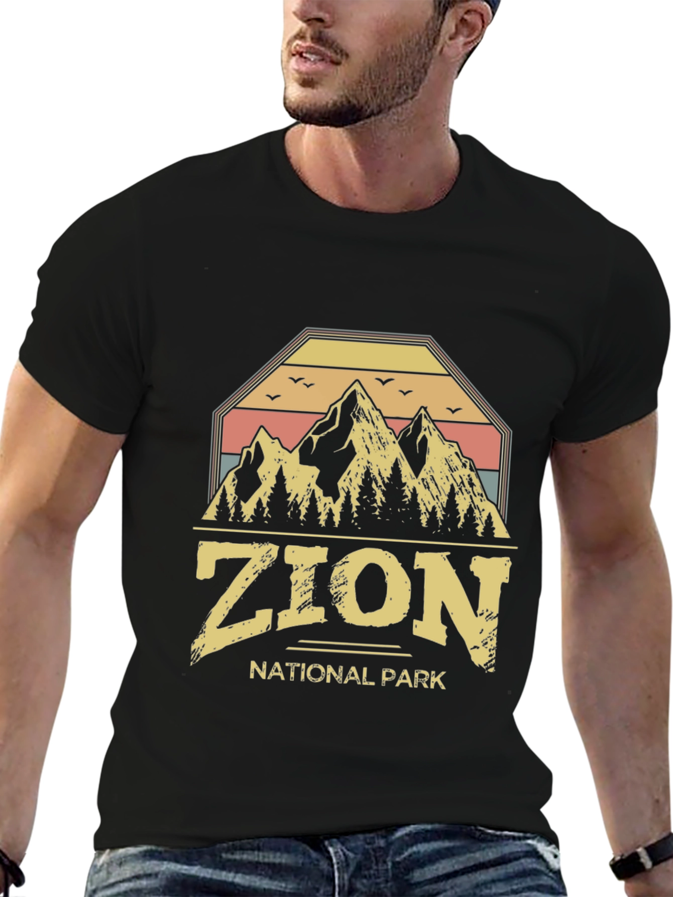 Zion National Park Retro Graphic T-Shirt