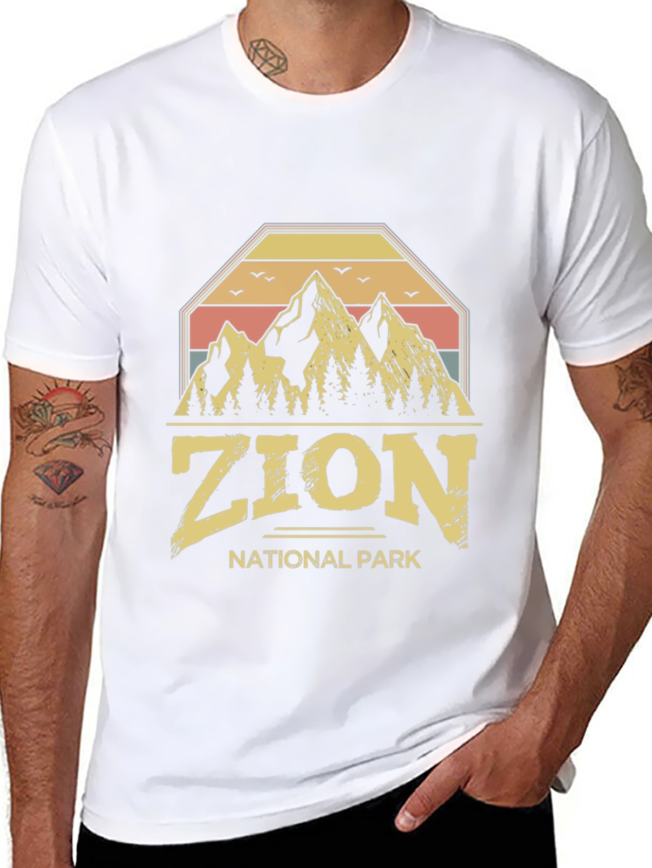 Zion National Park Retro Graphic T-Shirt