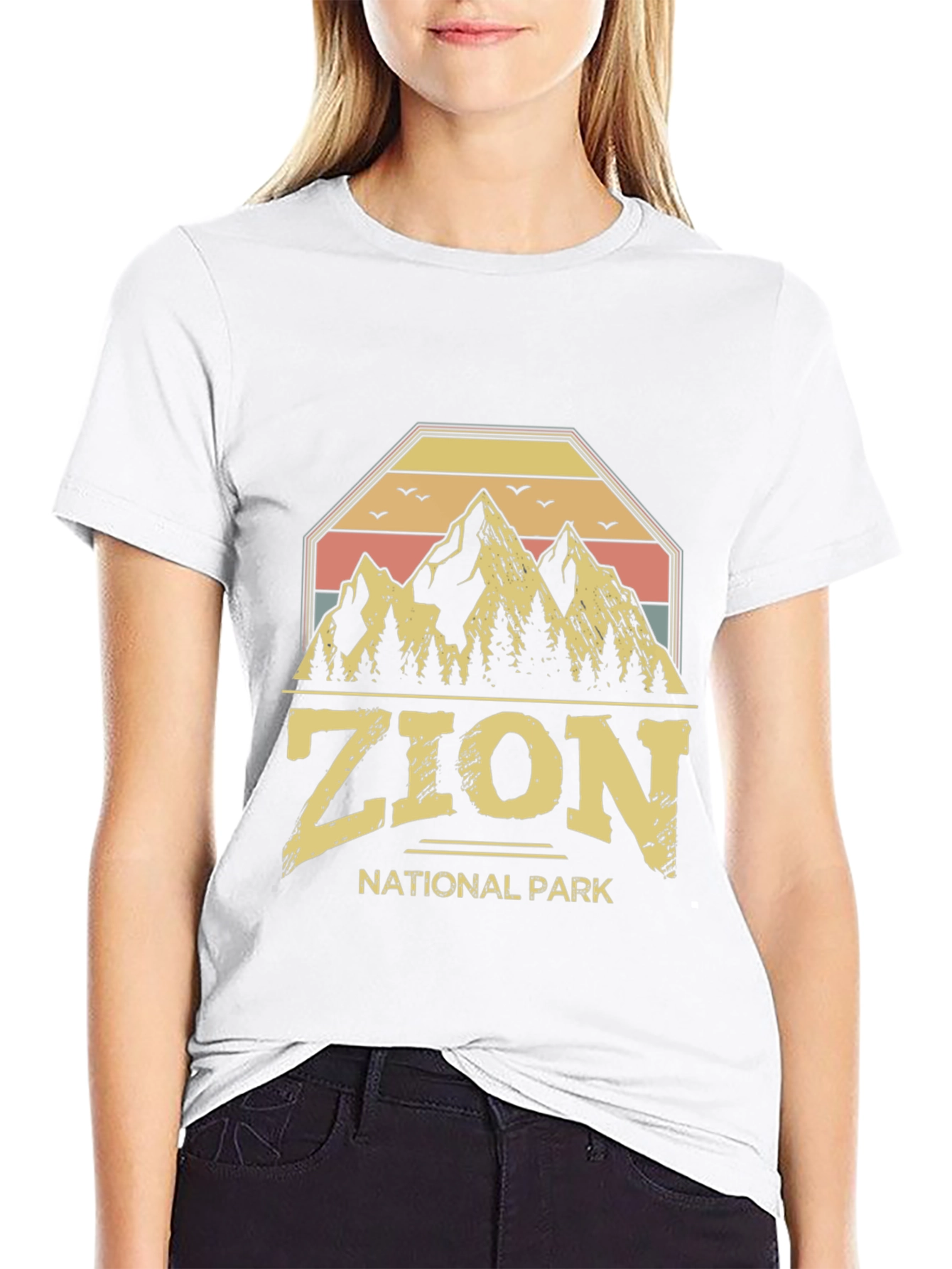 Zion National Park Retro Graphic T-Shirt