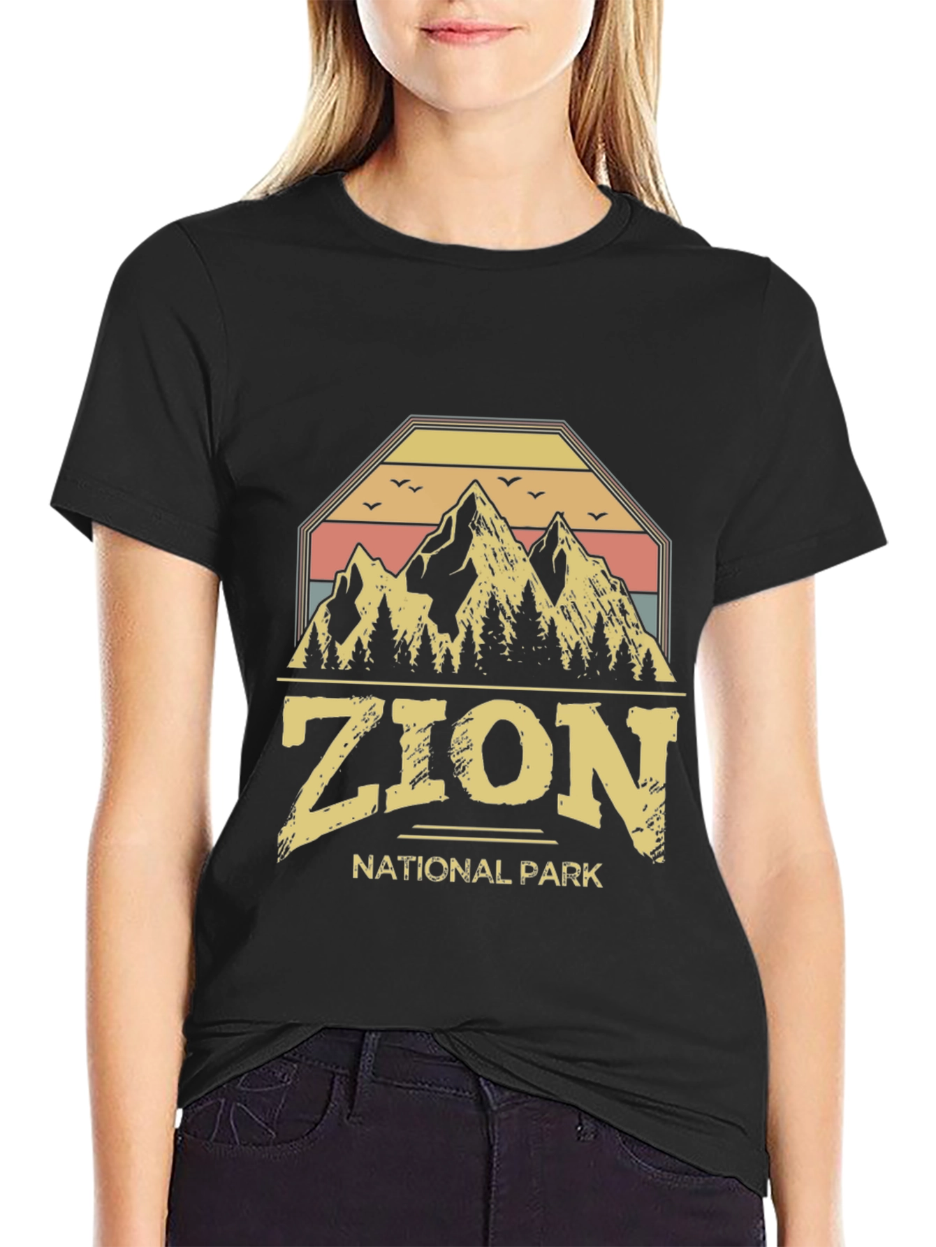 Zion National Park Retro Graphic T-Shirt